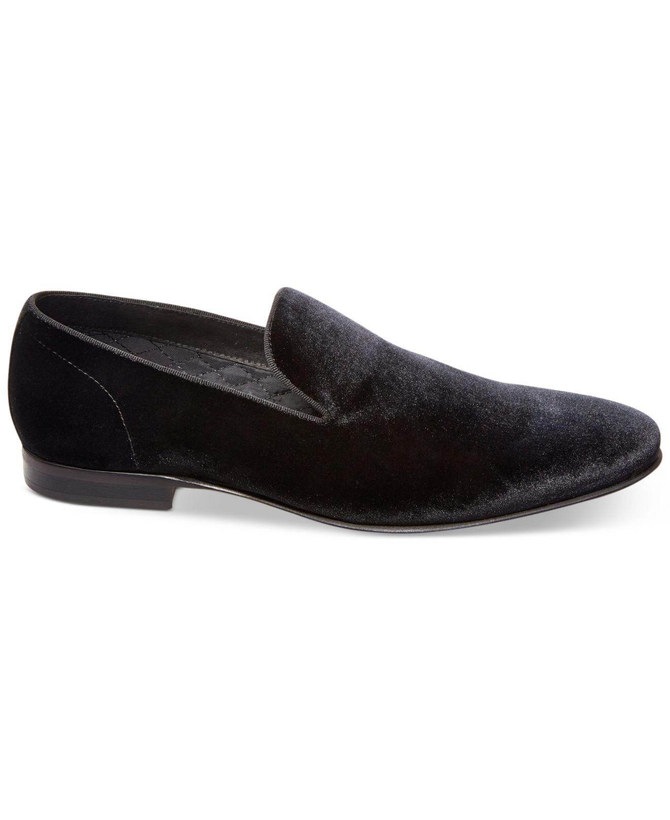 Steve Madden Men's Laight Velvet Loafers in Black for Men | Lyst