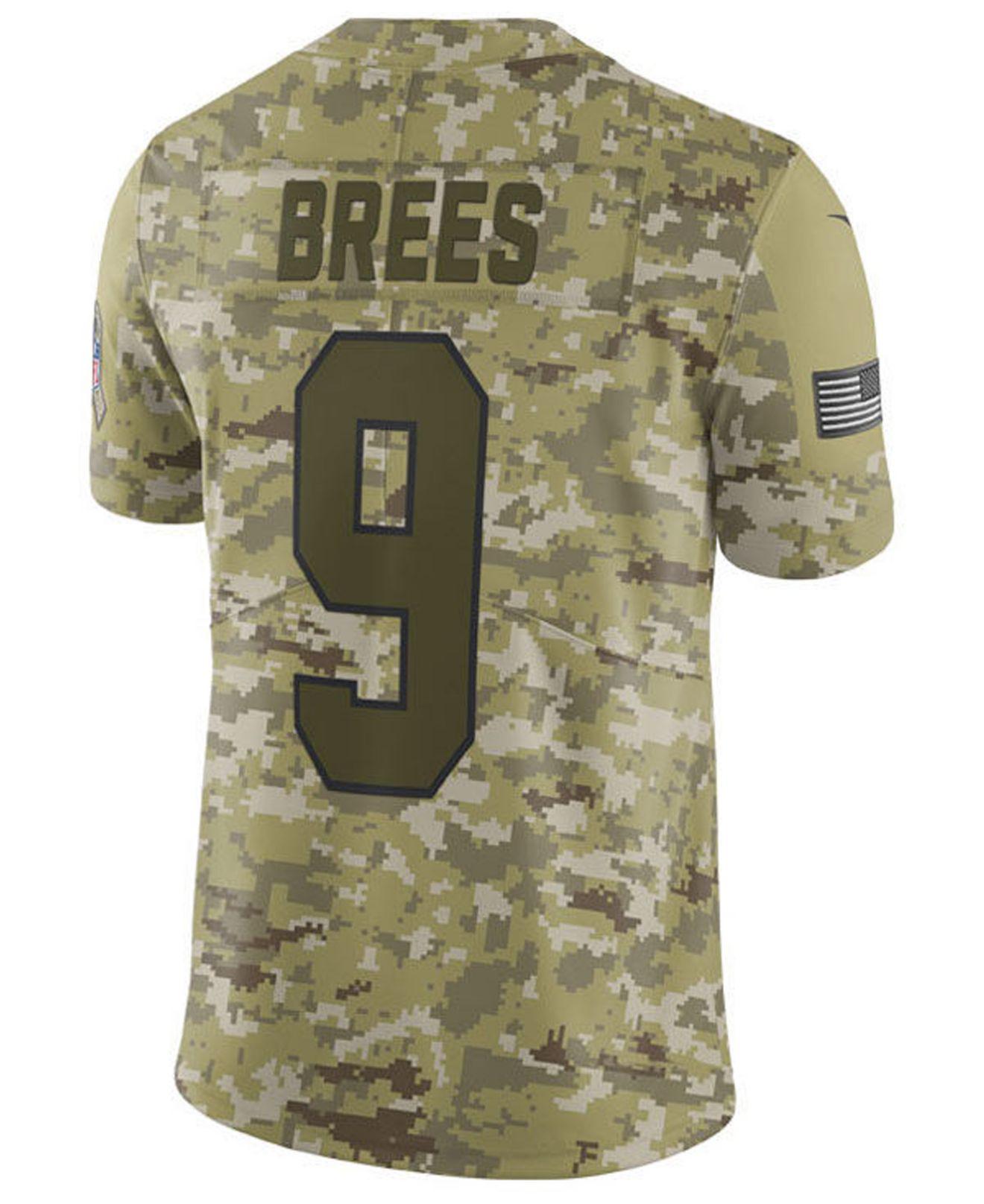 drew brees salute to service jersey