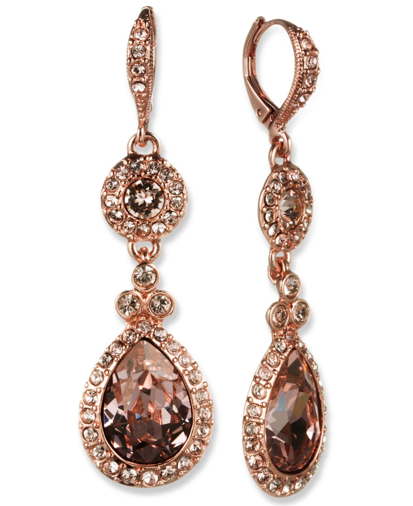 givenchy rose gold earrings