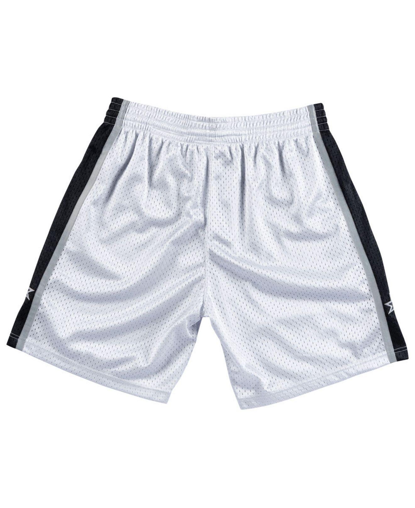 spurs mitchell and ness shorts