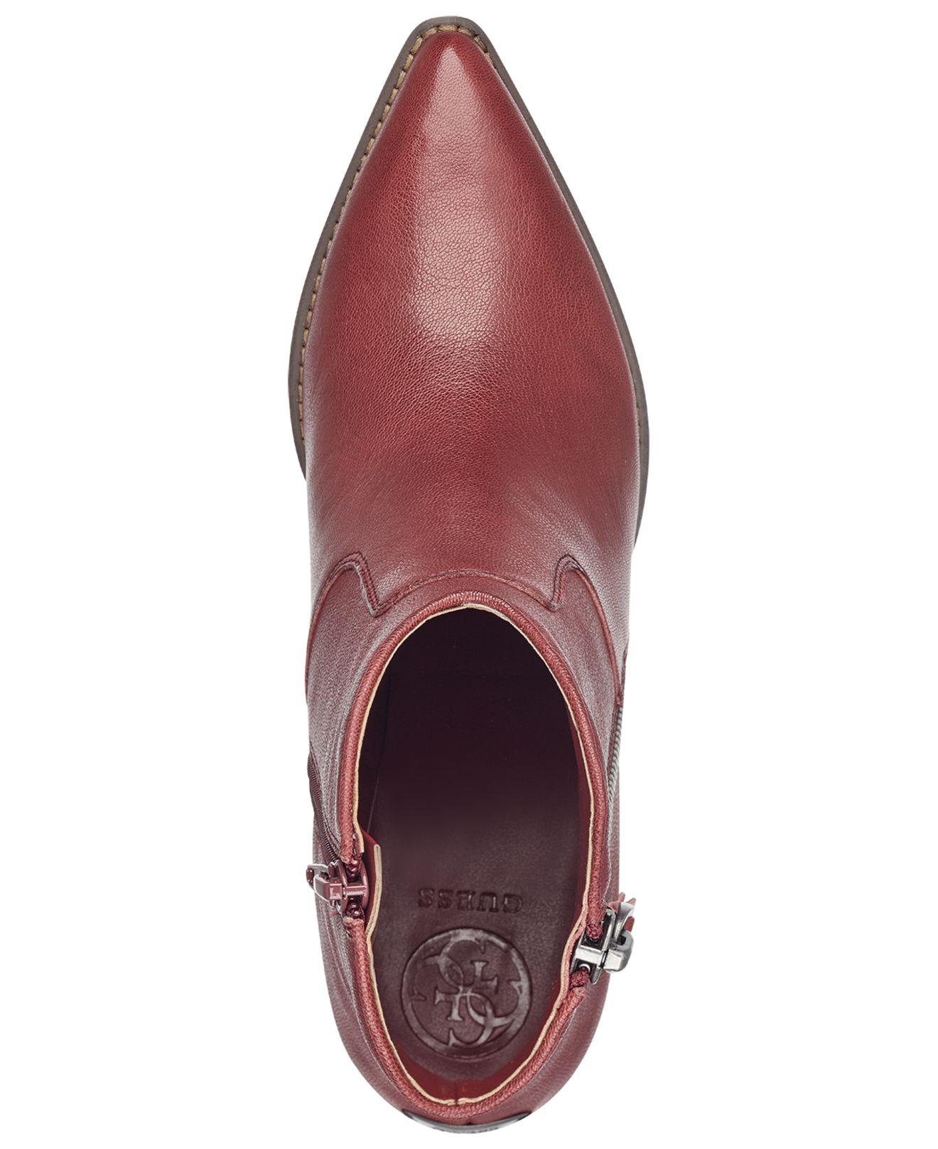 guess women's nalony western booties