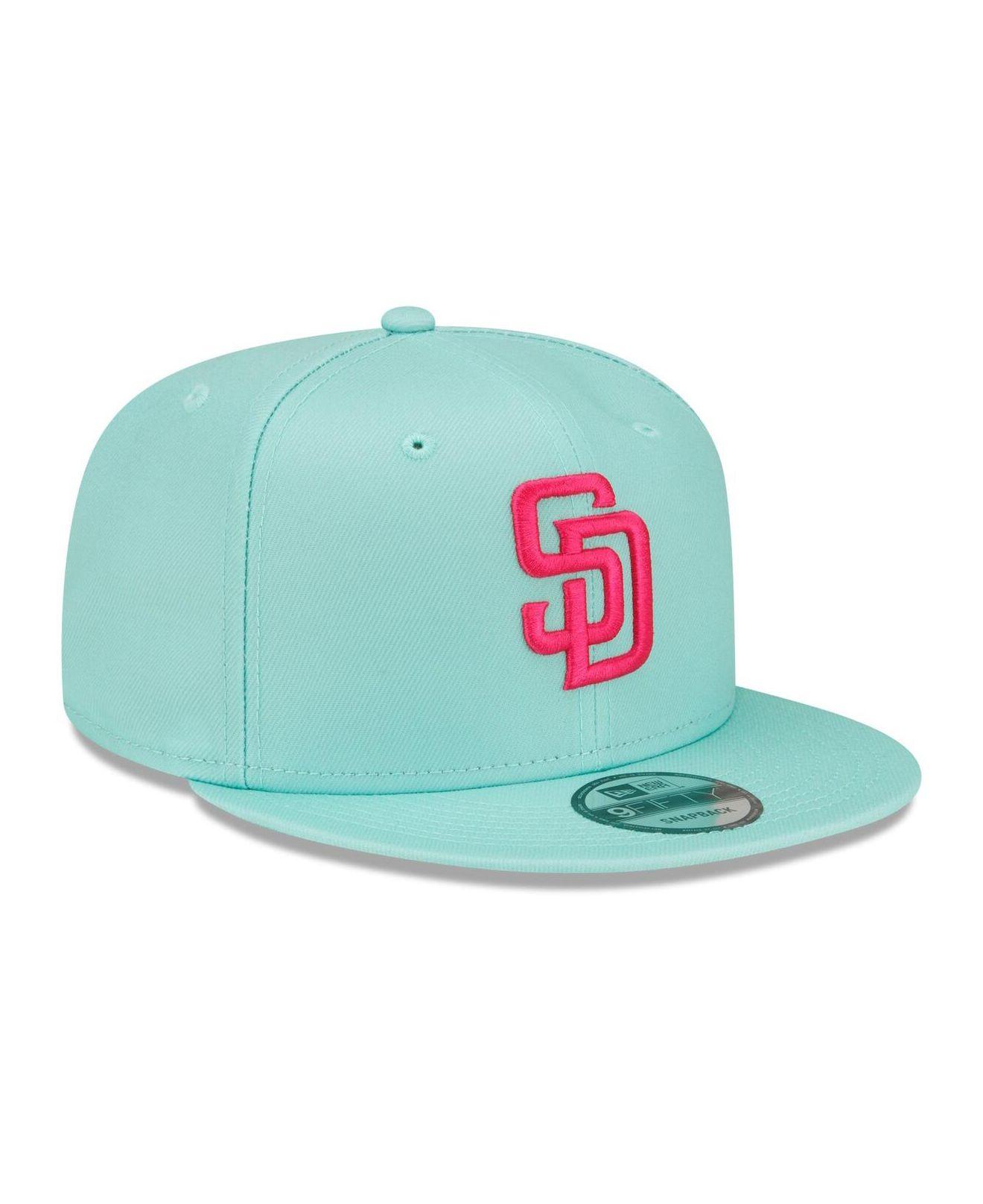Men’s San Diego Padres Navy Flag Mesh 9FIFTY Snapback Hats