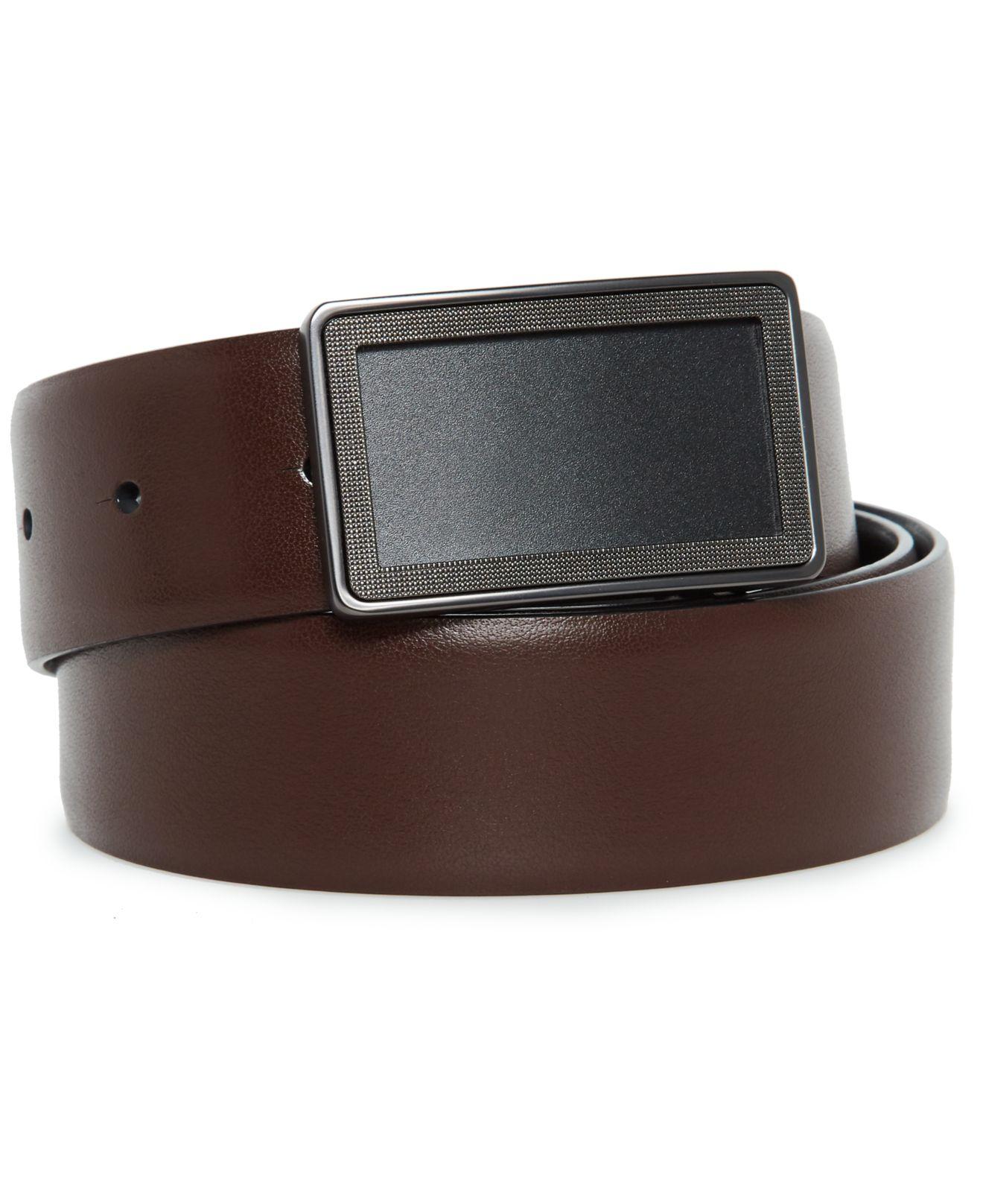 perry ellis men's reversible belt