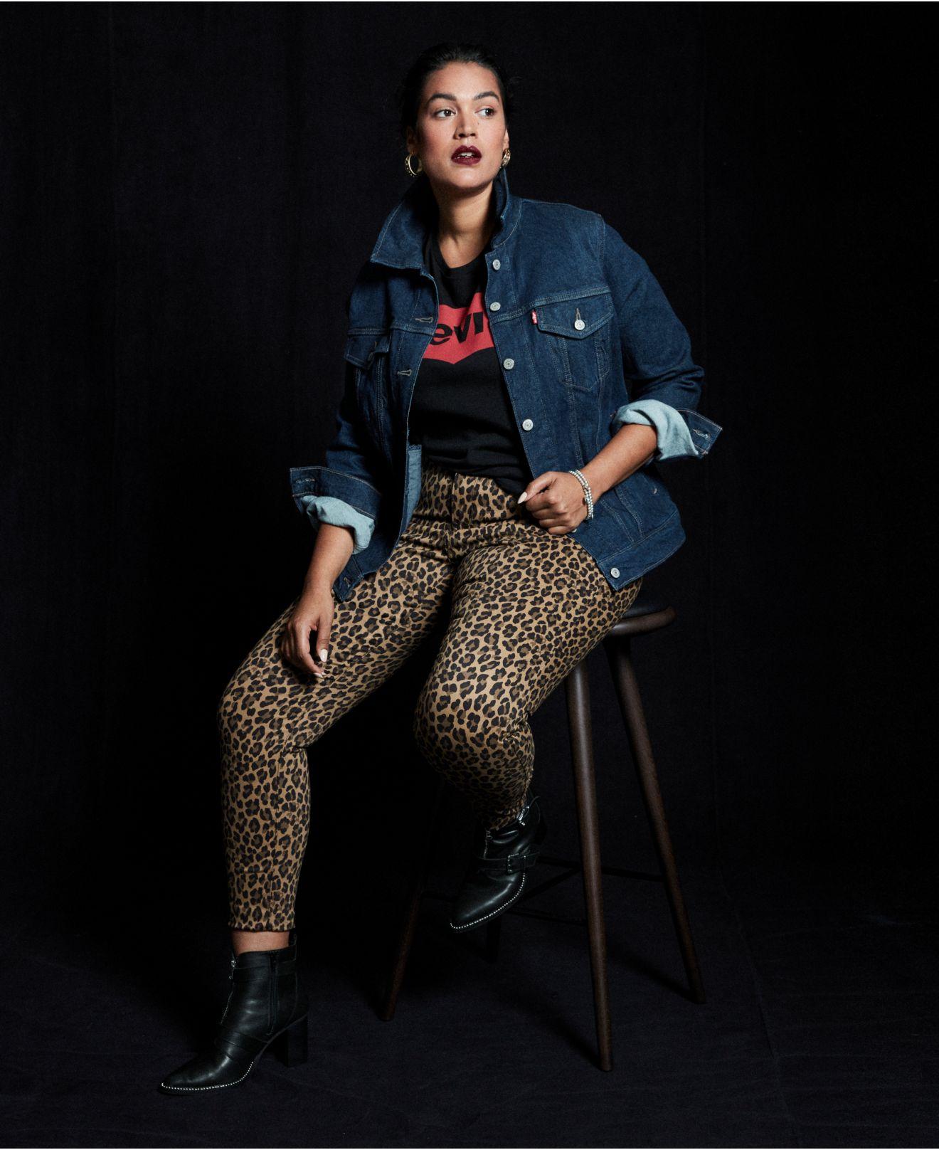 Levi's ® 720 Plus Size Leopard-print Super-skinny Jeans | Lyst
