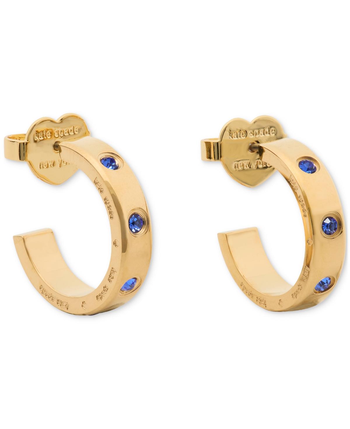 Kate Spade pave butterfly studs imitation pearl huggie online hoop earrings