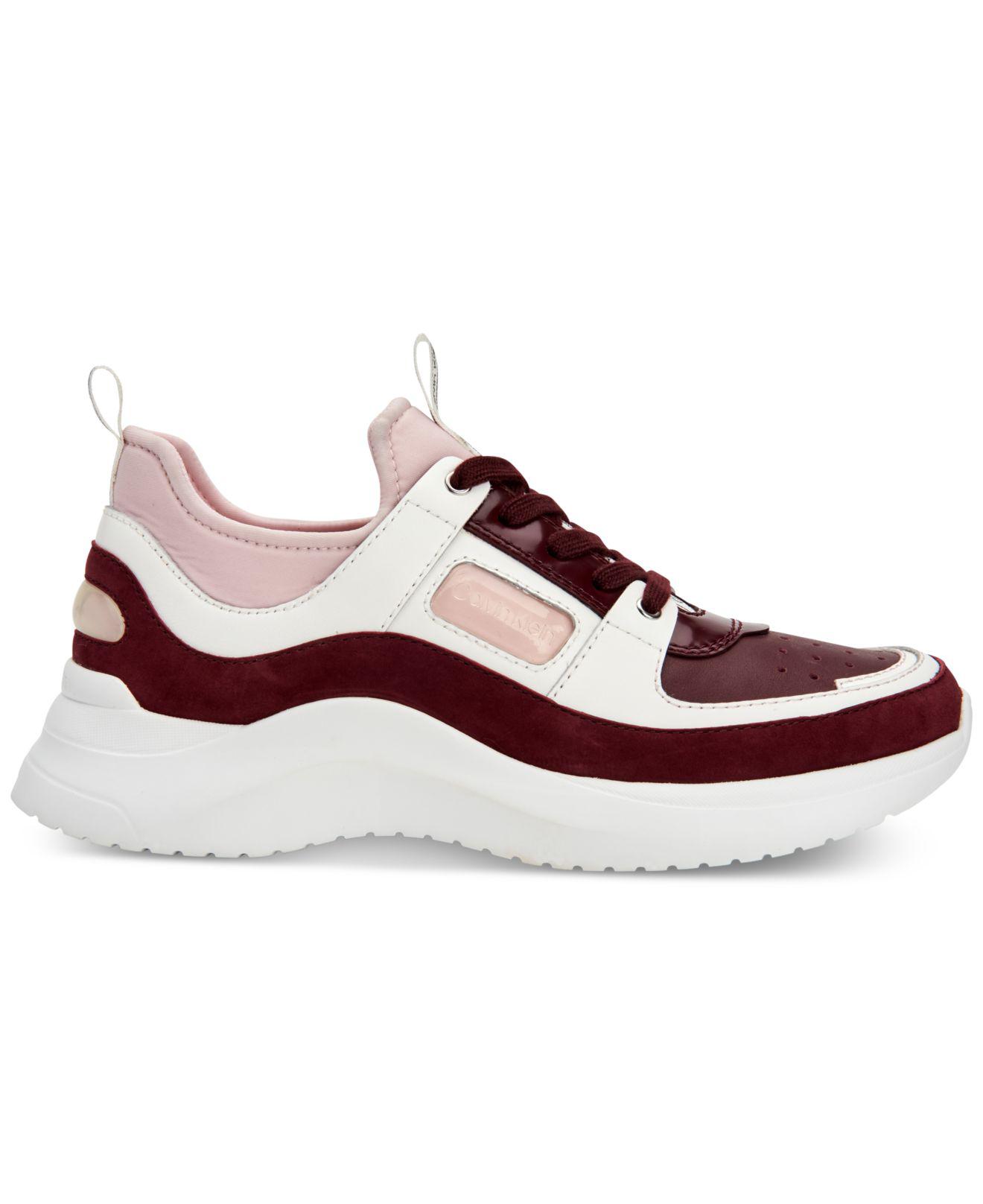 calvin klein ultra leather neoprene sneakers