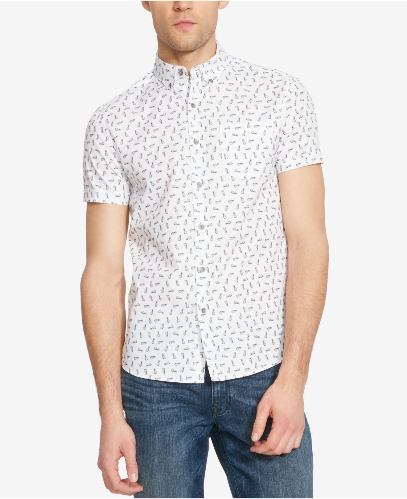 Pineapple-print Short-sleeve Shirt 