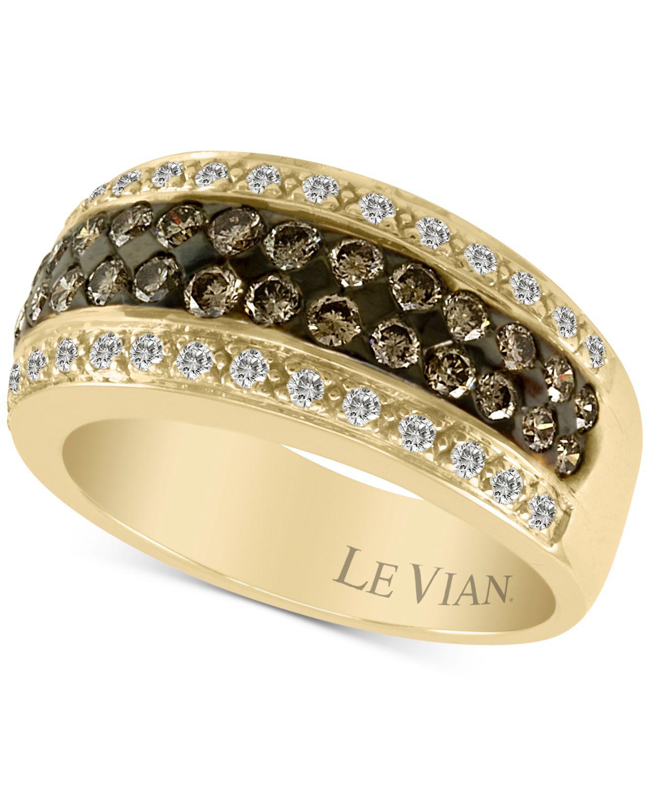 Le Vian Chocolatier® Diamond Ring (1 Ct. T.w.) In 14k Gold in Yellow