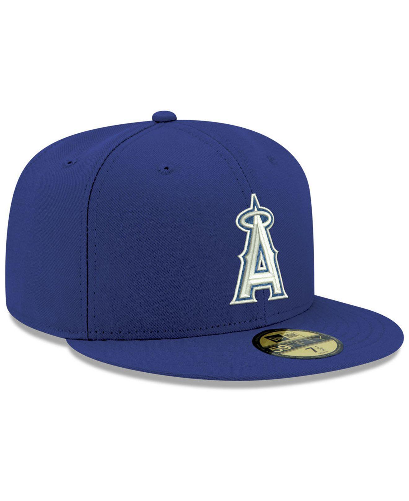 Men's New Era Los Angeles Dodgers Black on DUB 59FIFTY Fitted Hat
