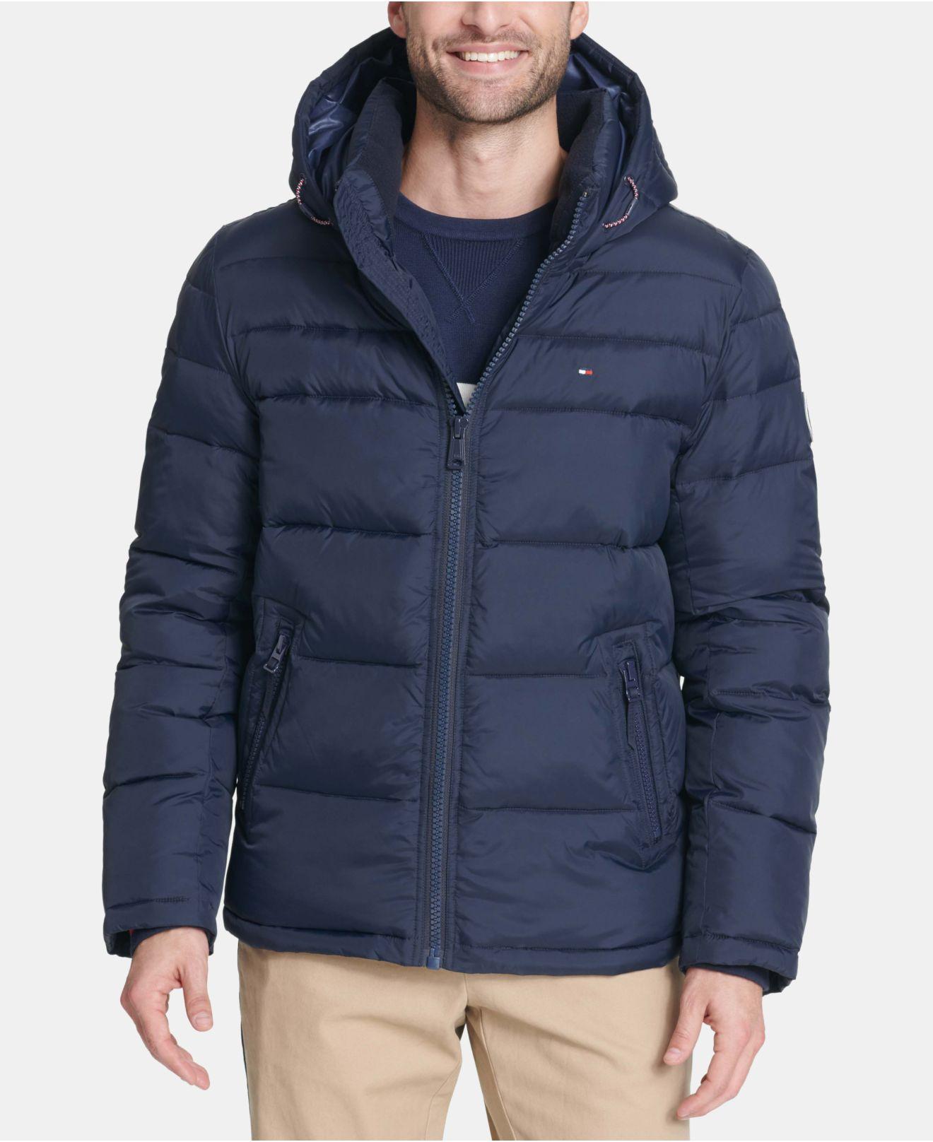 Tommy Hilfiger Fleece Quilted Puffer Jacket, Created For Macy's in ...