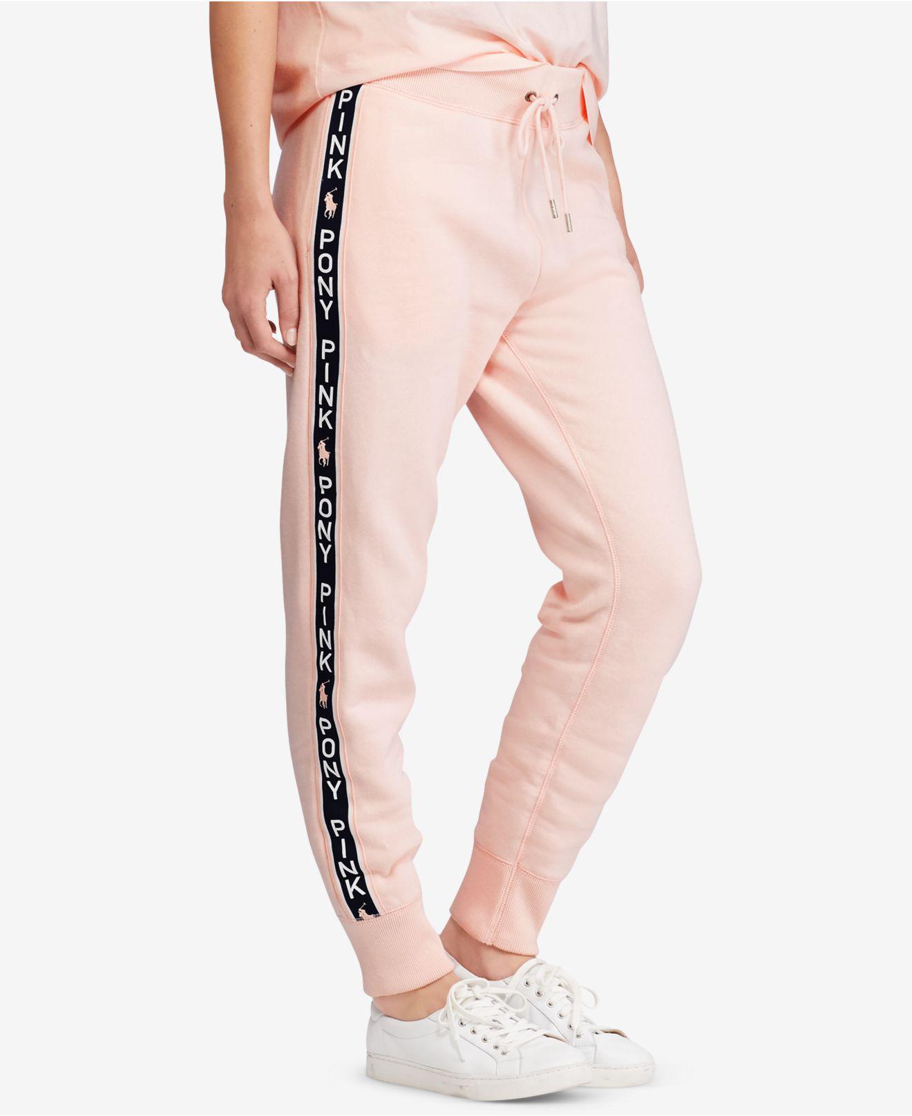 pink polo joggers