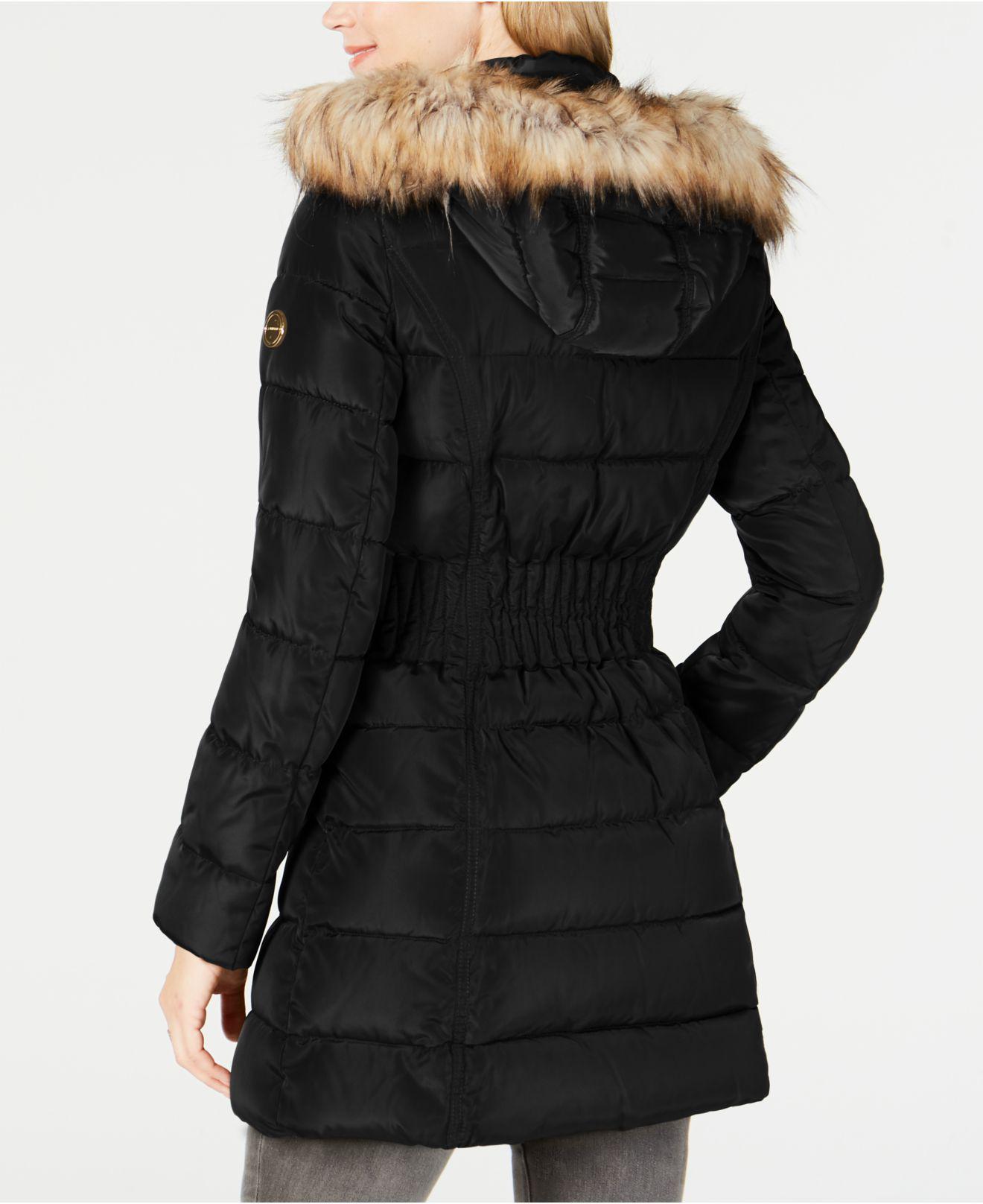 laundry black puffer coat
