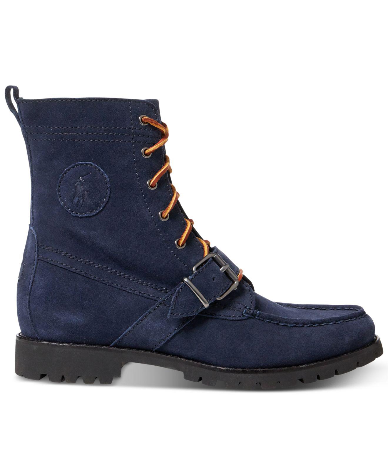polo boots blue
