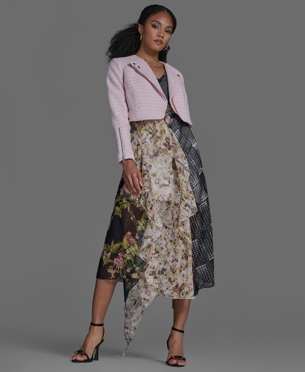 bcbgeneration ruffled fit & flare dress $89 BCBGeneration Women's Blue Sleeveless Ruffle Fit & Flare Dress Size 12