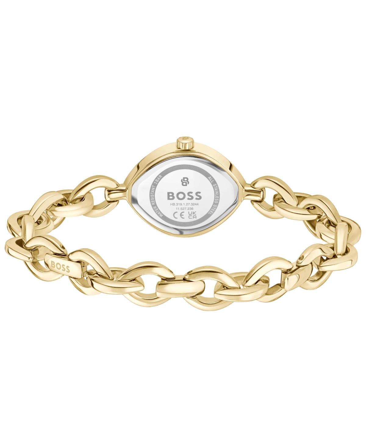 BOSS Fiora Quartz Ionic Plated Thin Steel Watch in Metallic 