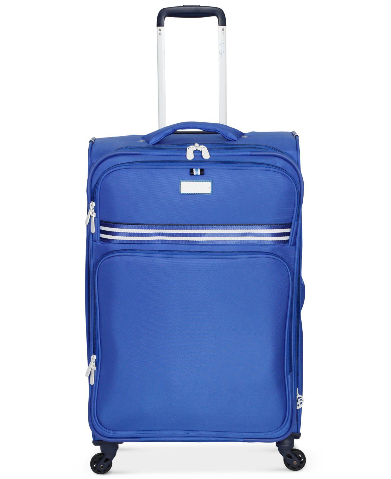 jessica simpson blue luggage