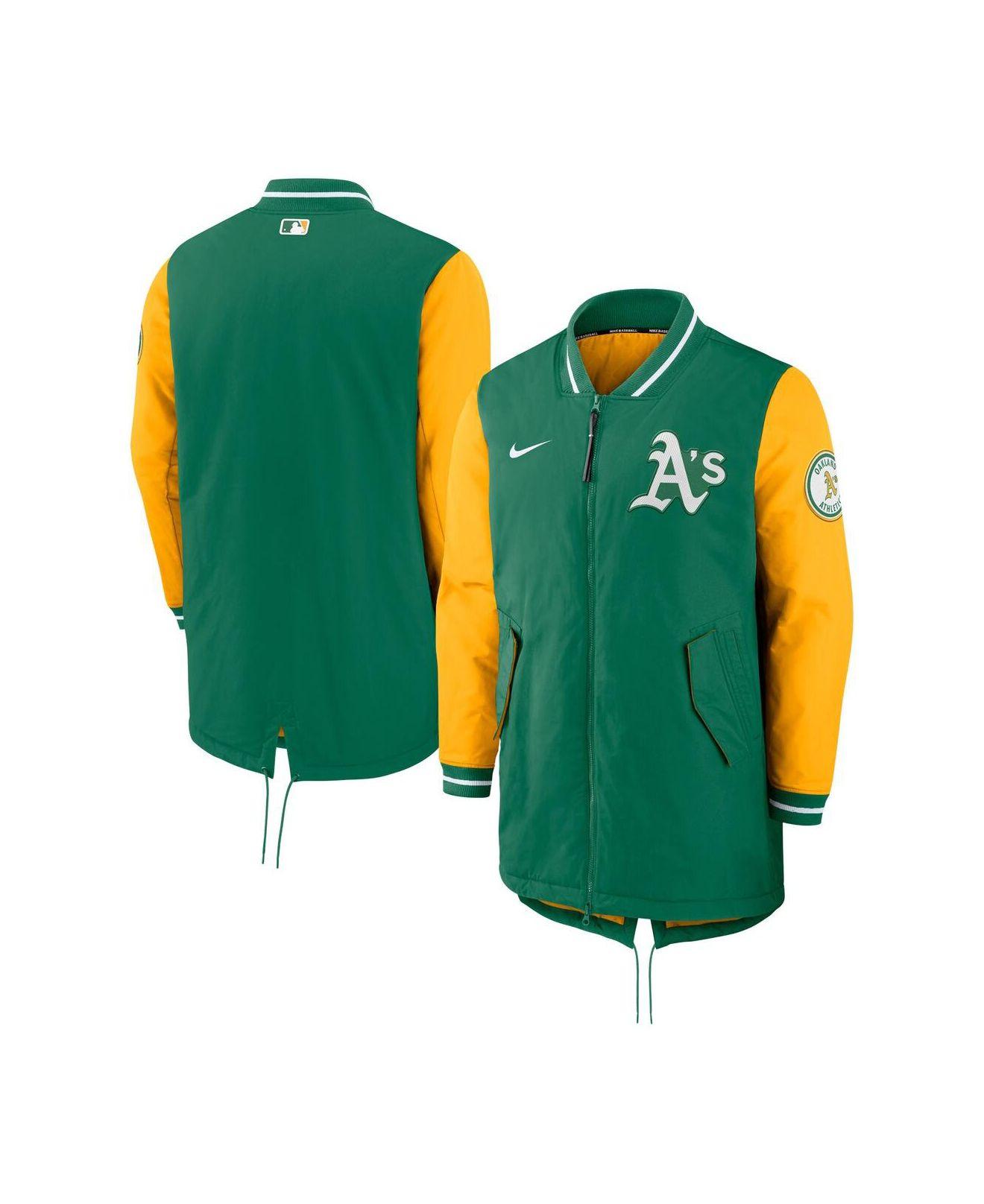 Nike Green Oakland Athletics Authentic Collection Dugout Performance ...