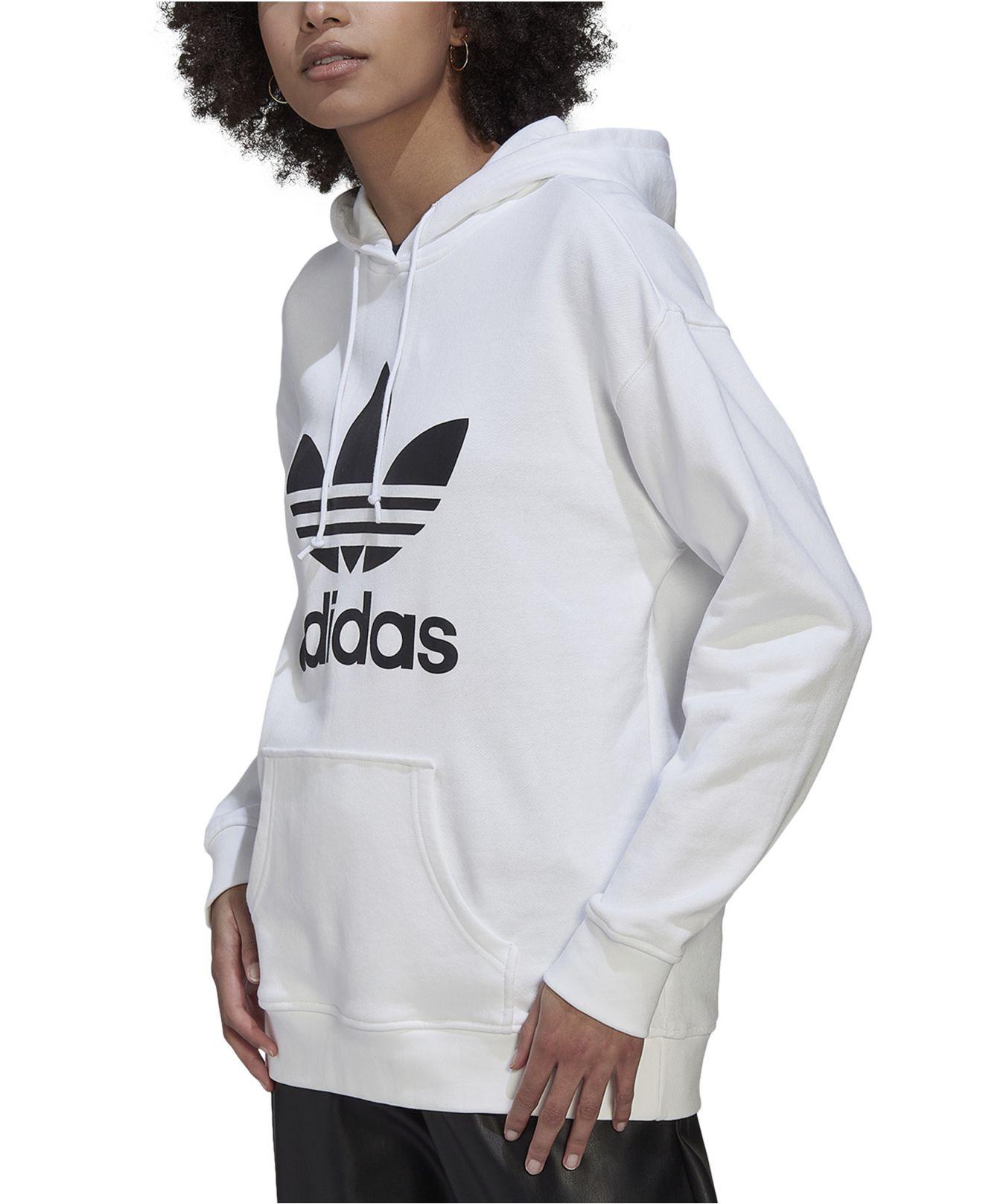 adidas Adicolor Trefoil Sweatshirt Hoodie, Xs-4x in Gray | Lyst