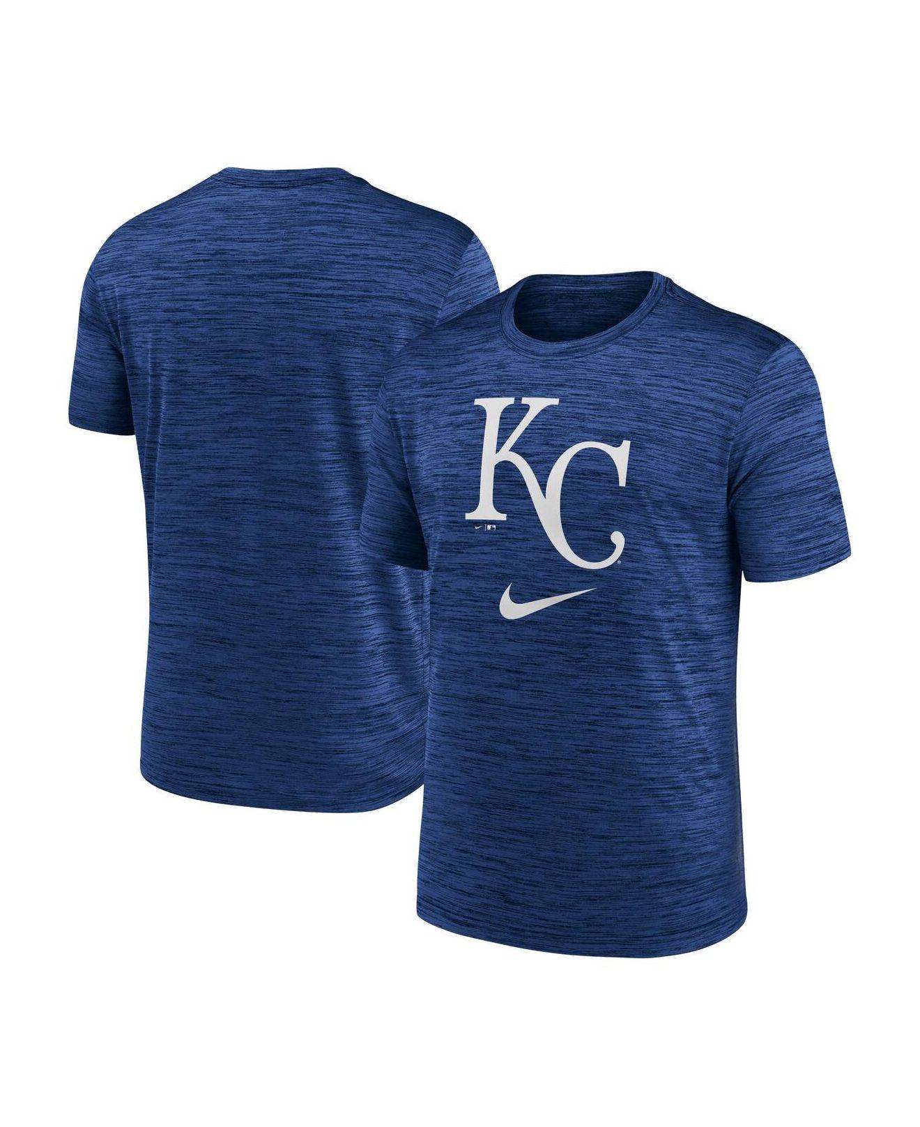Nike Royal Kansas City Royals Logo Velocity Performance T-shirt in Blue ...