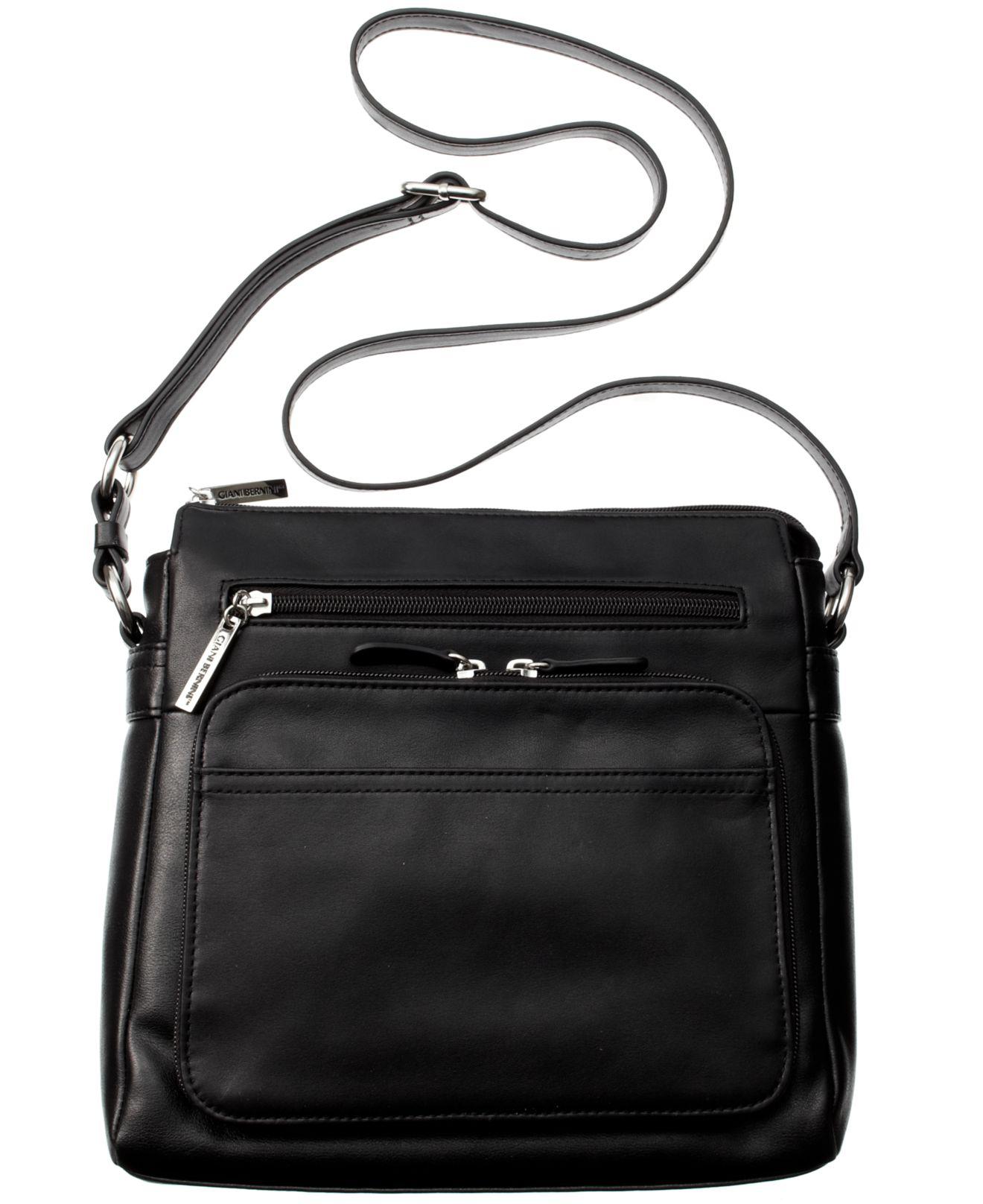 Lyst Giani Bernini Handbag Na Front Zip Crossbody In Black Giani Bernini