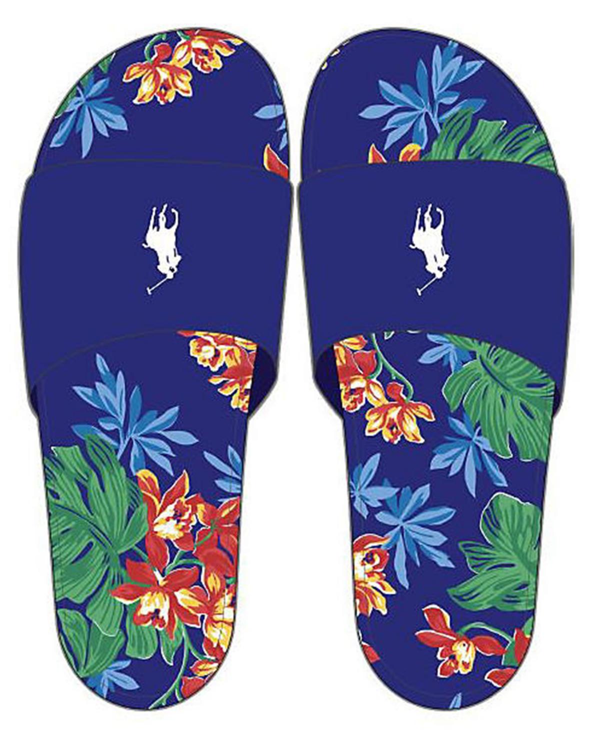 Polo Ralph Lauren Open-toe Pool Slides in Blue for Men | Lyst display picture 1