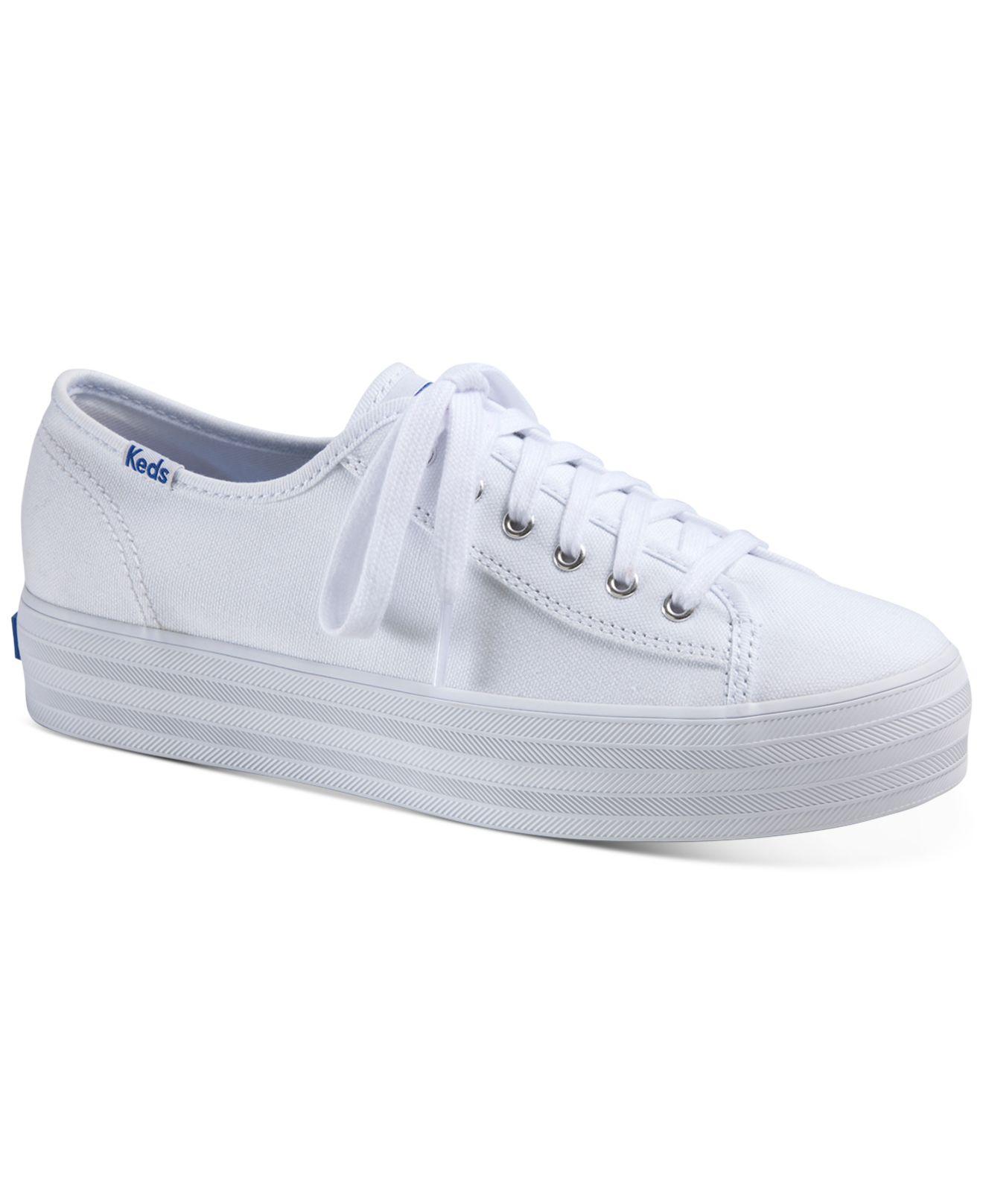 Keds Triple Canvas Sneaker in White - Save 20% - Lyst