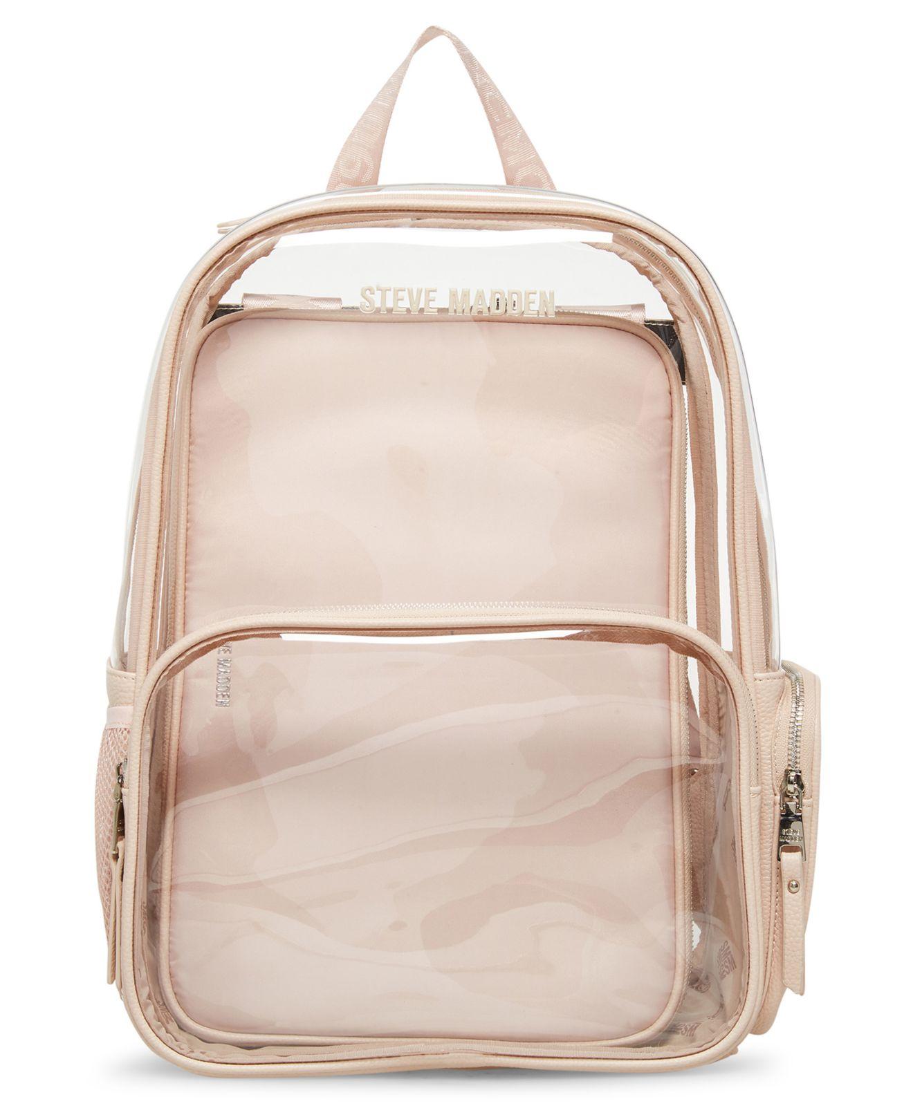 Steve Madden Janee Clear Mini Backpack