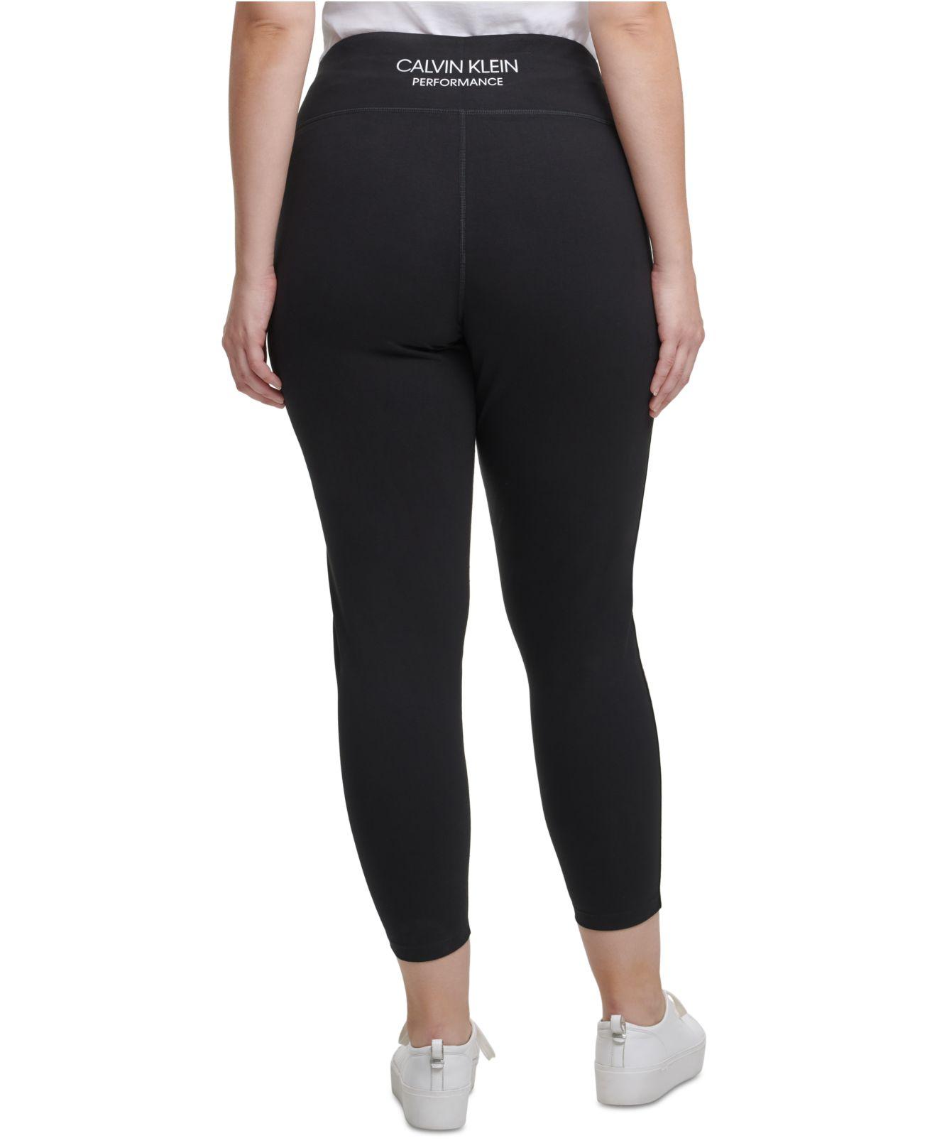 calvin klein performance plus size leggings