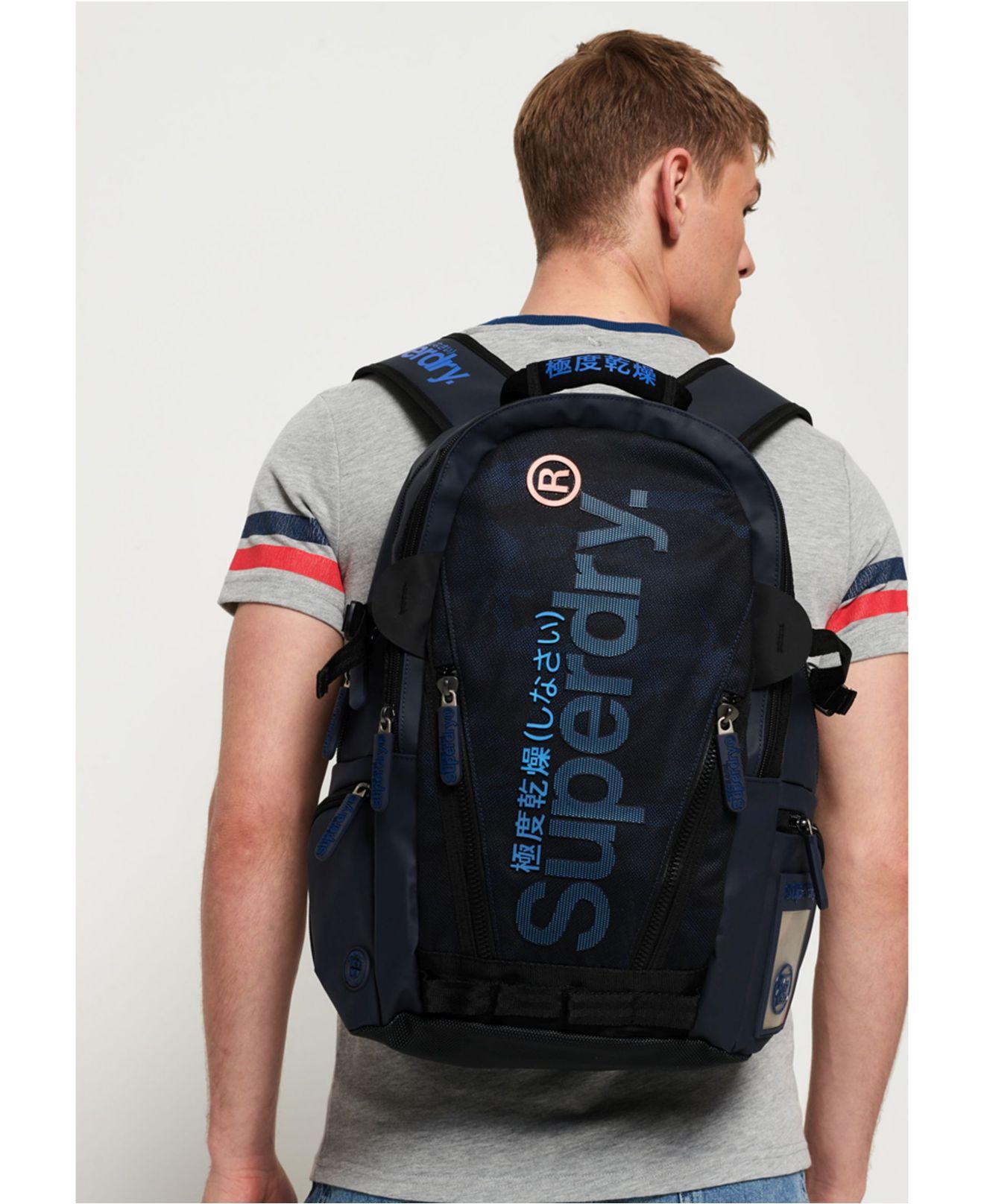 superdry camo tarp backpack