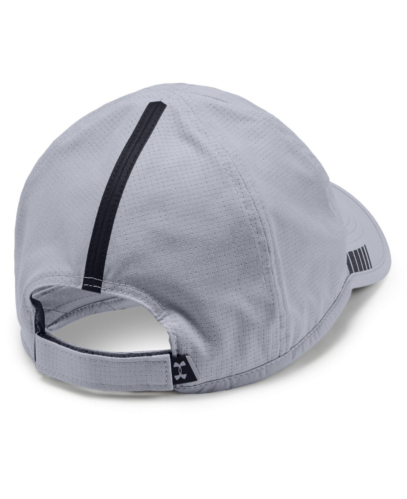 Under Armour Ua Launch Armourvent Cap in Gray for Men | Lyst