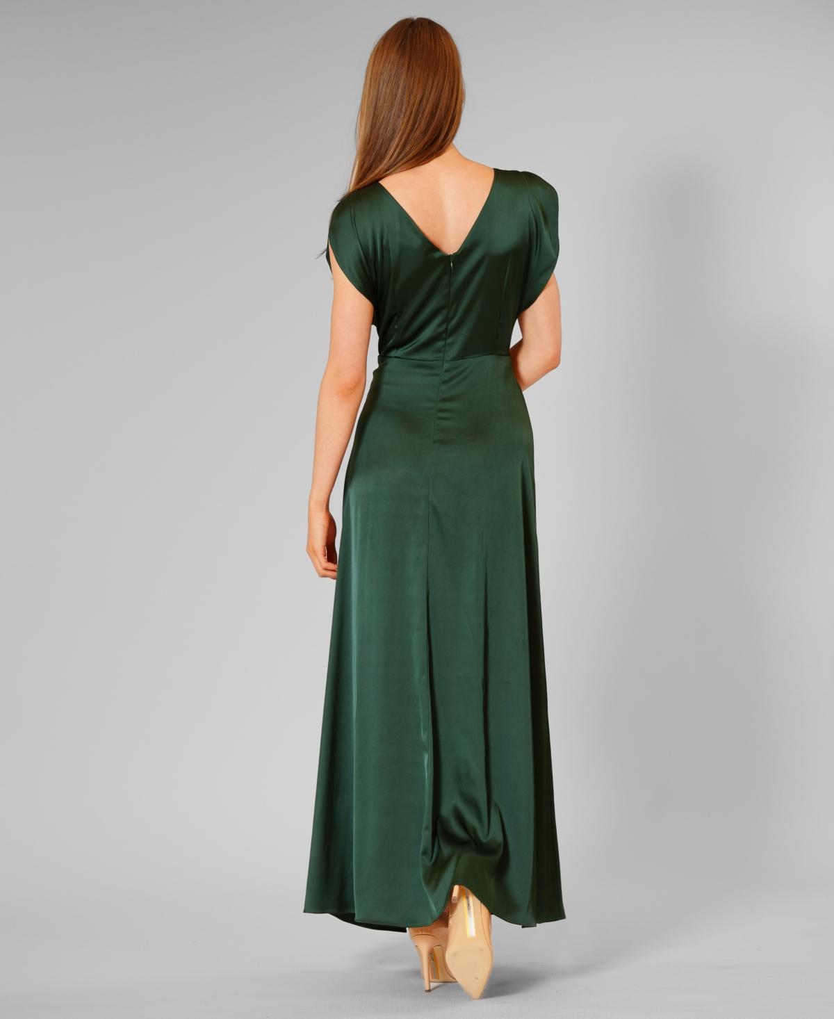 julia jordan green dress Julia Jordan Boat Neck Gown in Green
