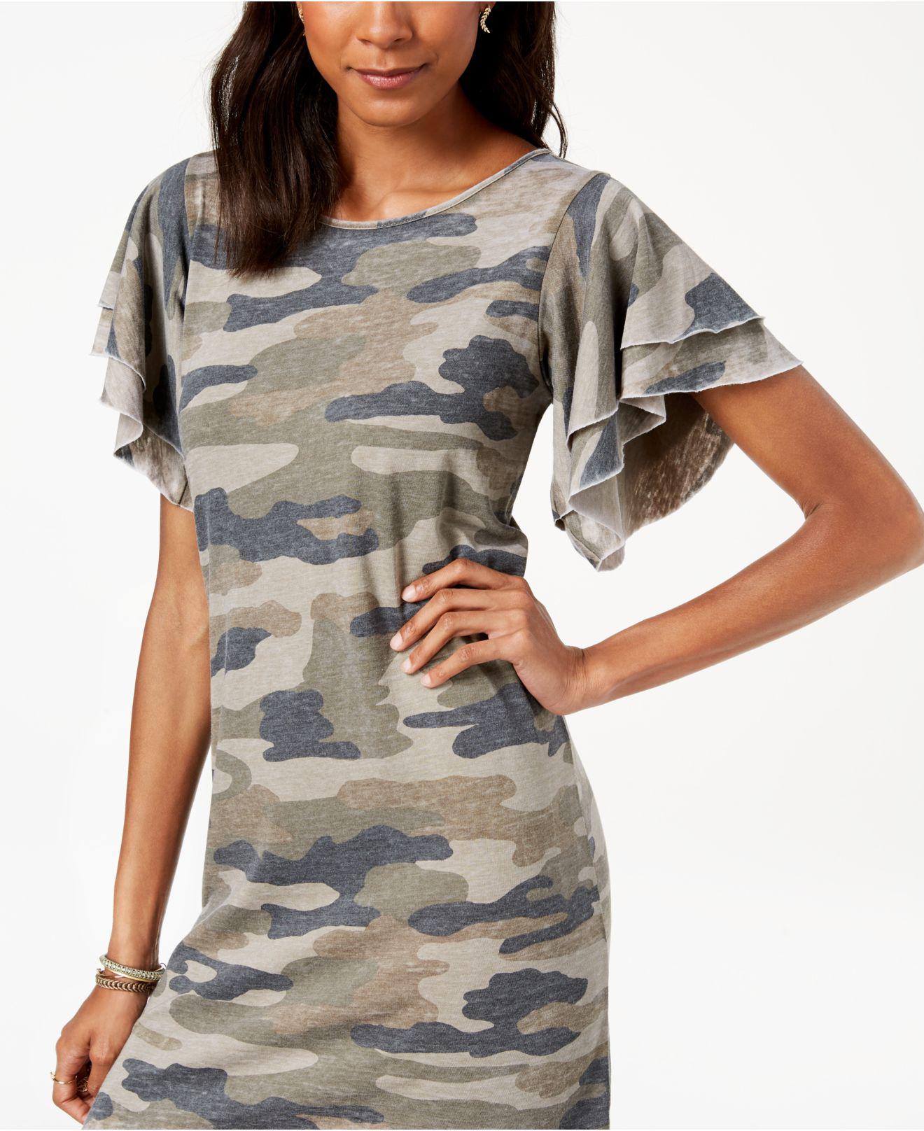 lucky brand camo dress