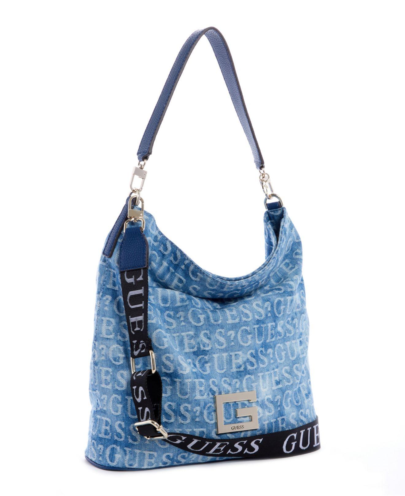 Guess Brightside Denim Shoulder Bag on 