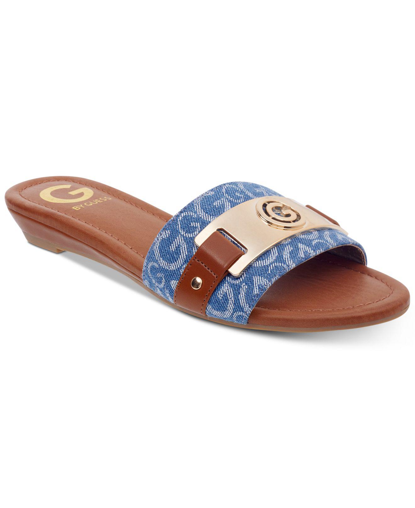 jeena slide flat sandals