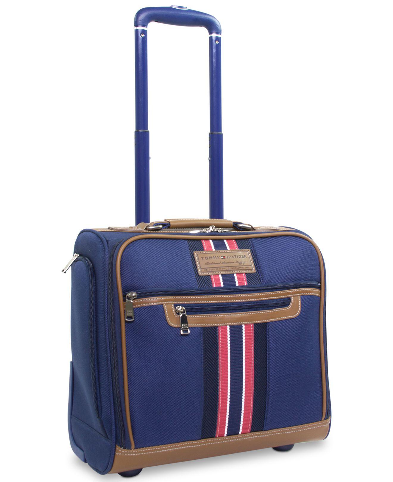 Tommy Hilfiger Freeport Underseat Carry-on Suitcase in Blue | Lyst