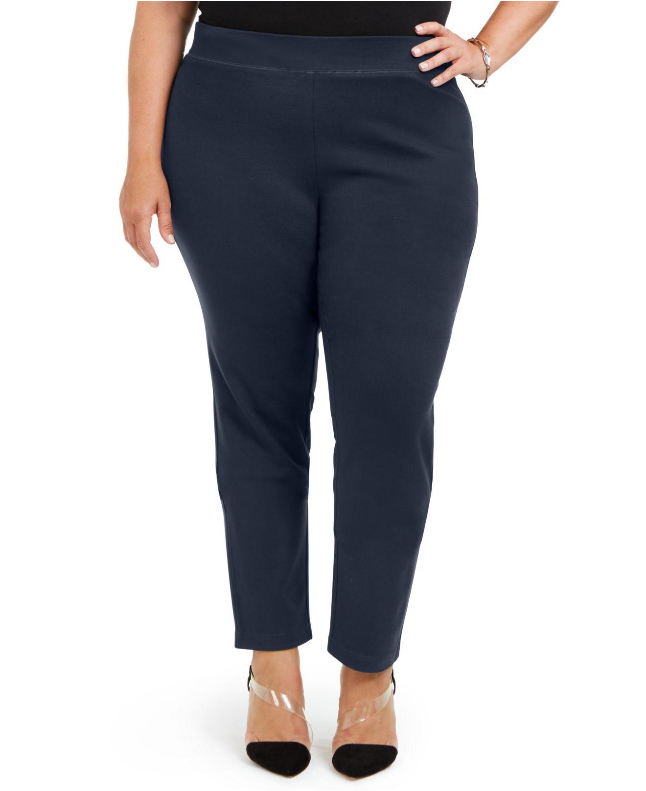 macy's pull on pants