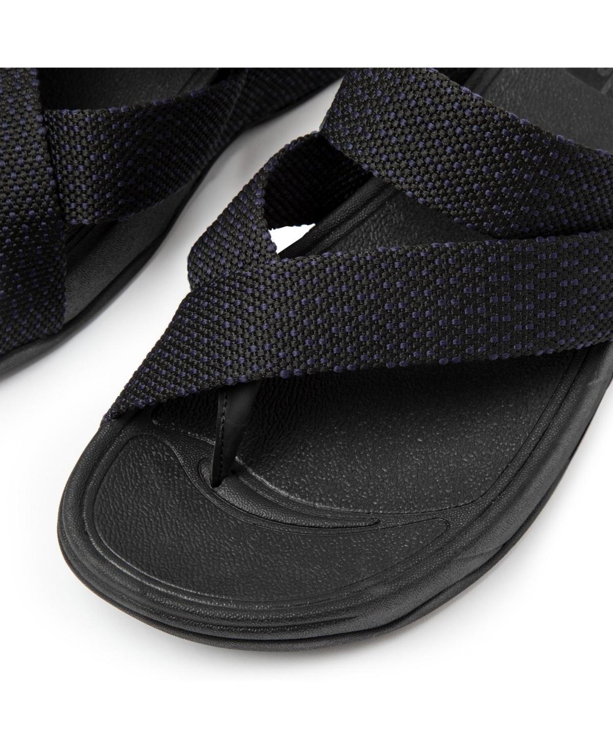 Fitflop Sling Weave Toe Post Sandals in Black for Men Lyst