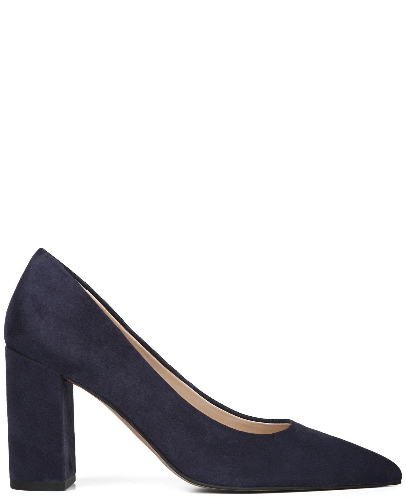 franco sarto navy blue pumps