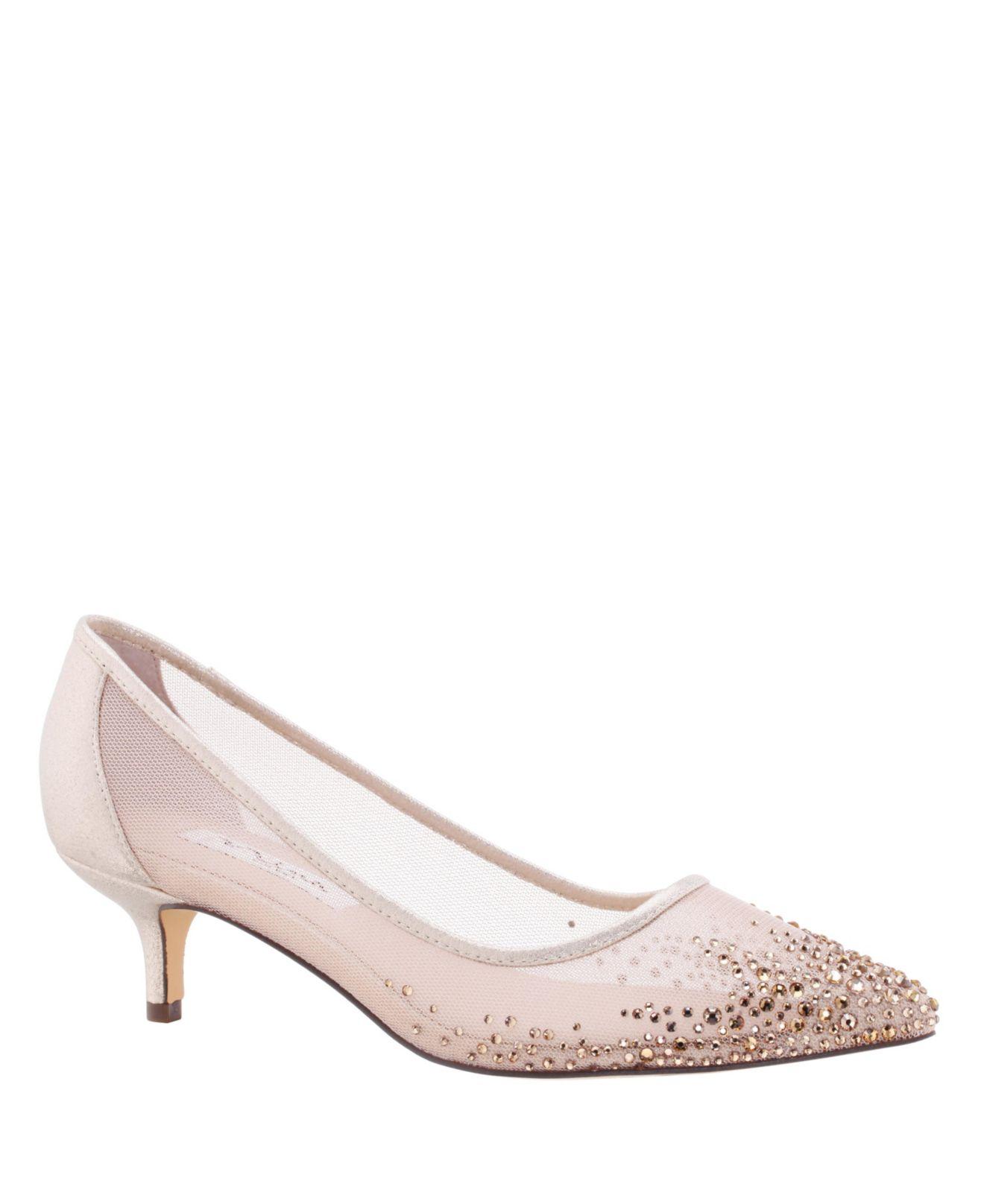 Nina Sofie Kitten Heel Evening Pumps in Pink Lyst