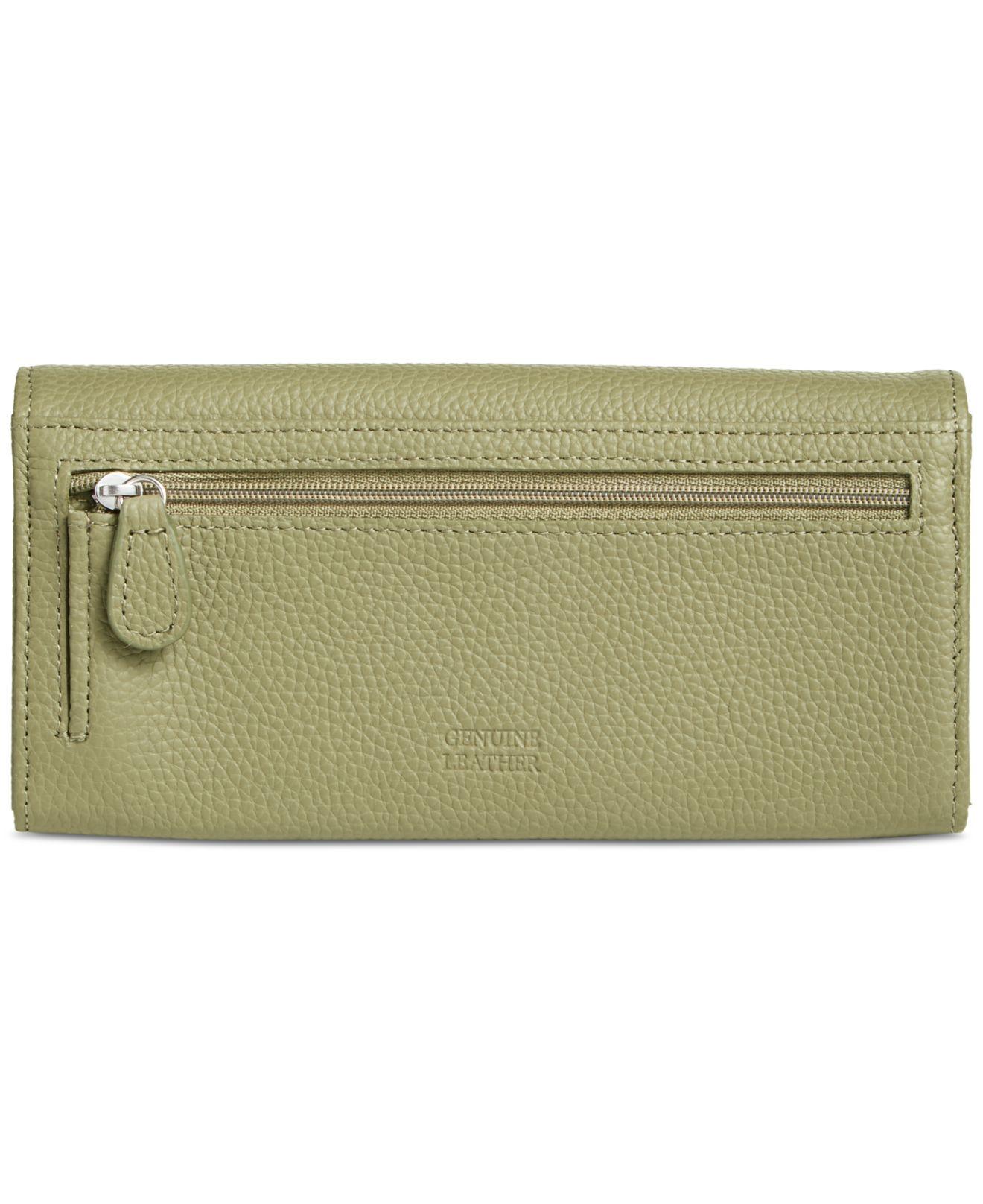 Giani Bernini Pebble Leather Receipt Wallet Created For Macy s in