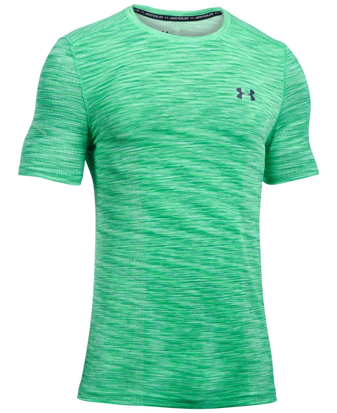 Under Armour Synthetic Men's Threadborne Seamless T-shirt in Green for Men  | Lyst
