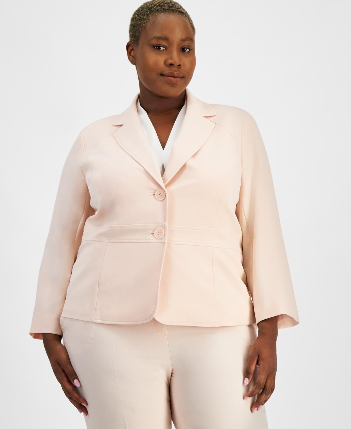 Two Piece Petite Blazer And Trouser Set Le Suit Company Le Suit