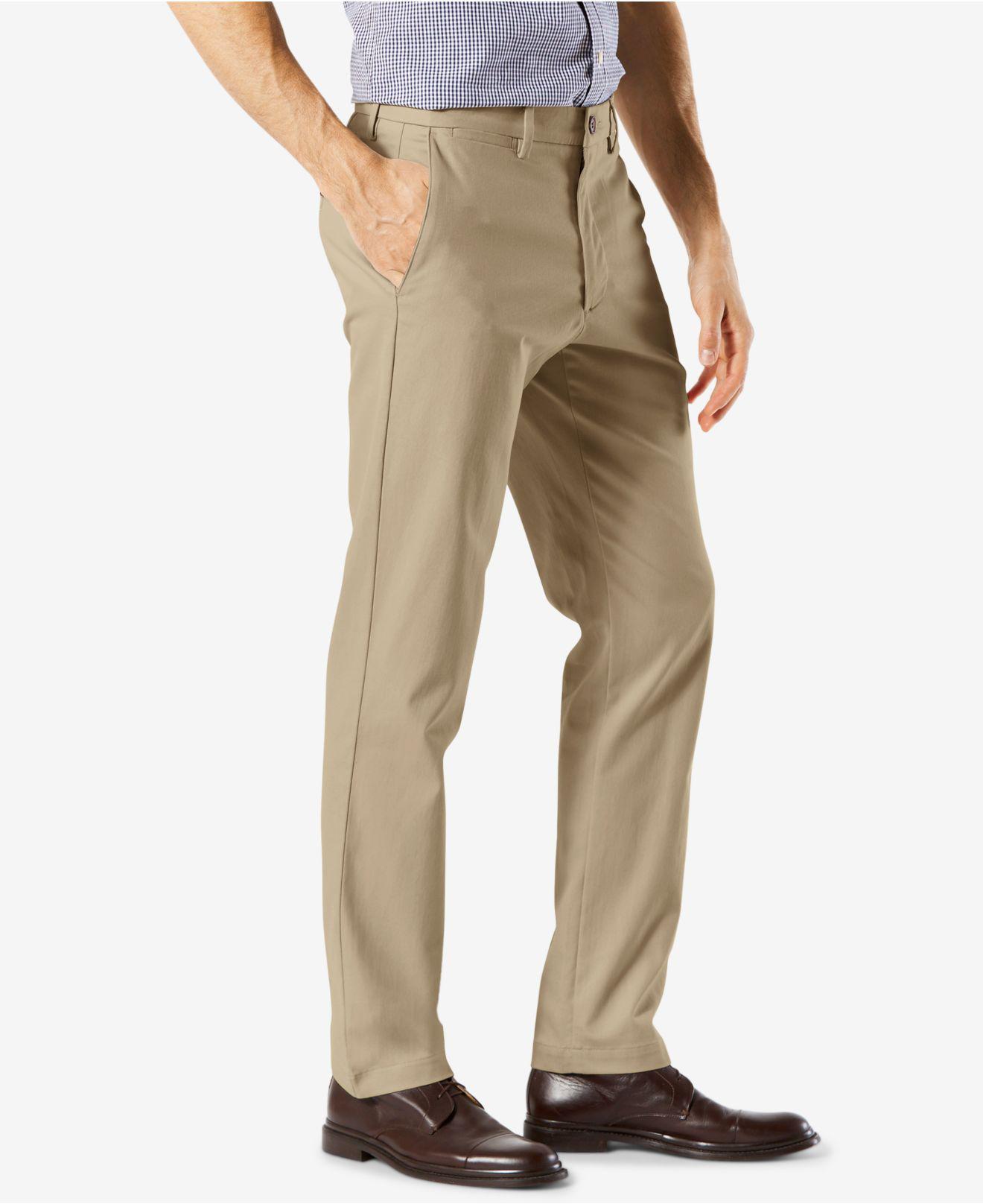 macy's dockers signature khaki