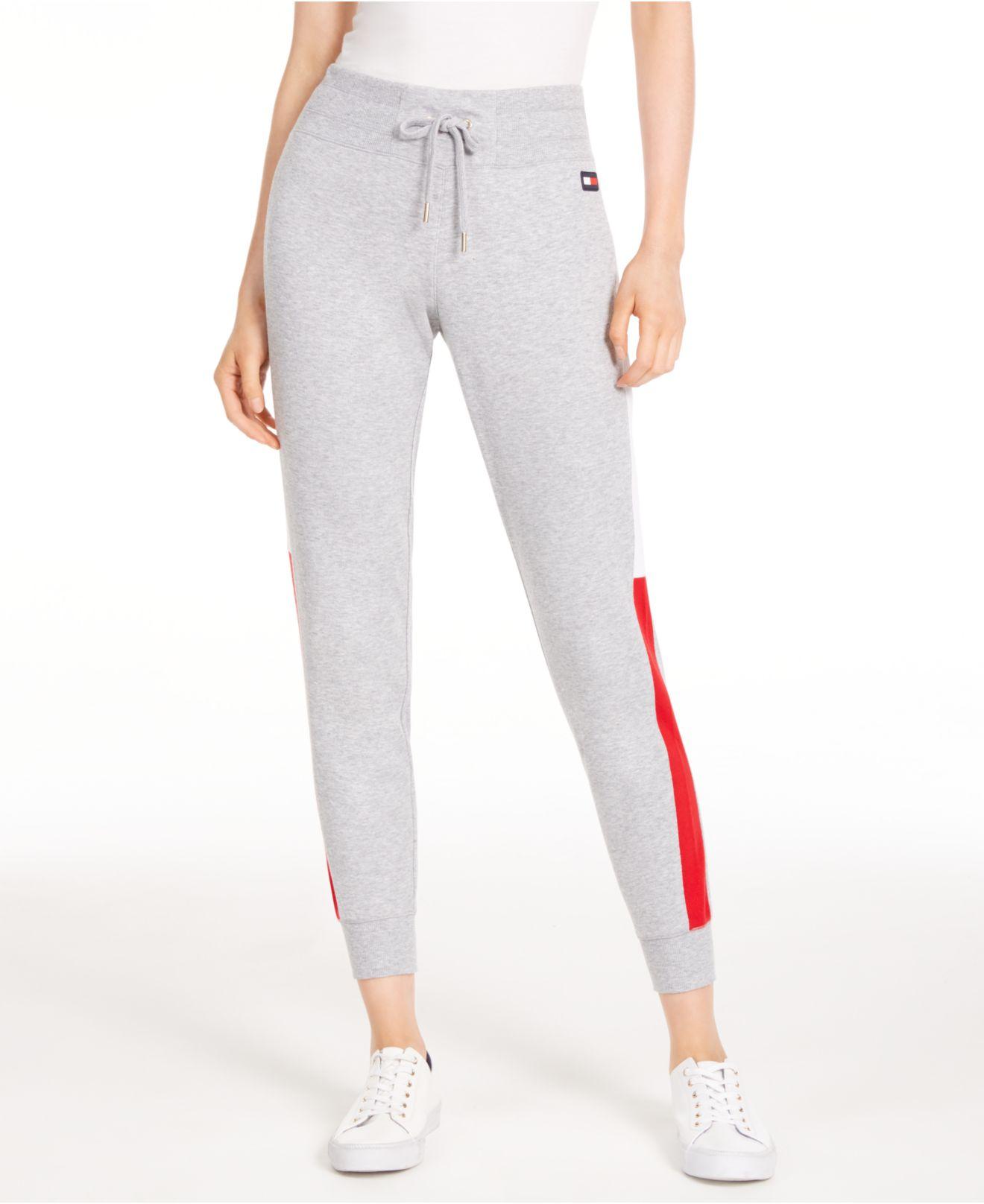 tommy hilfiger panel joggers