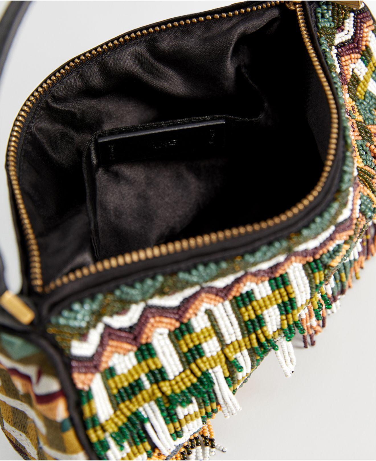 beaded baguette bag