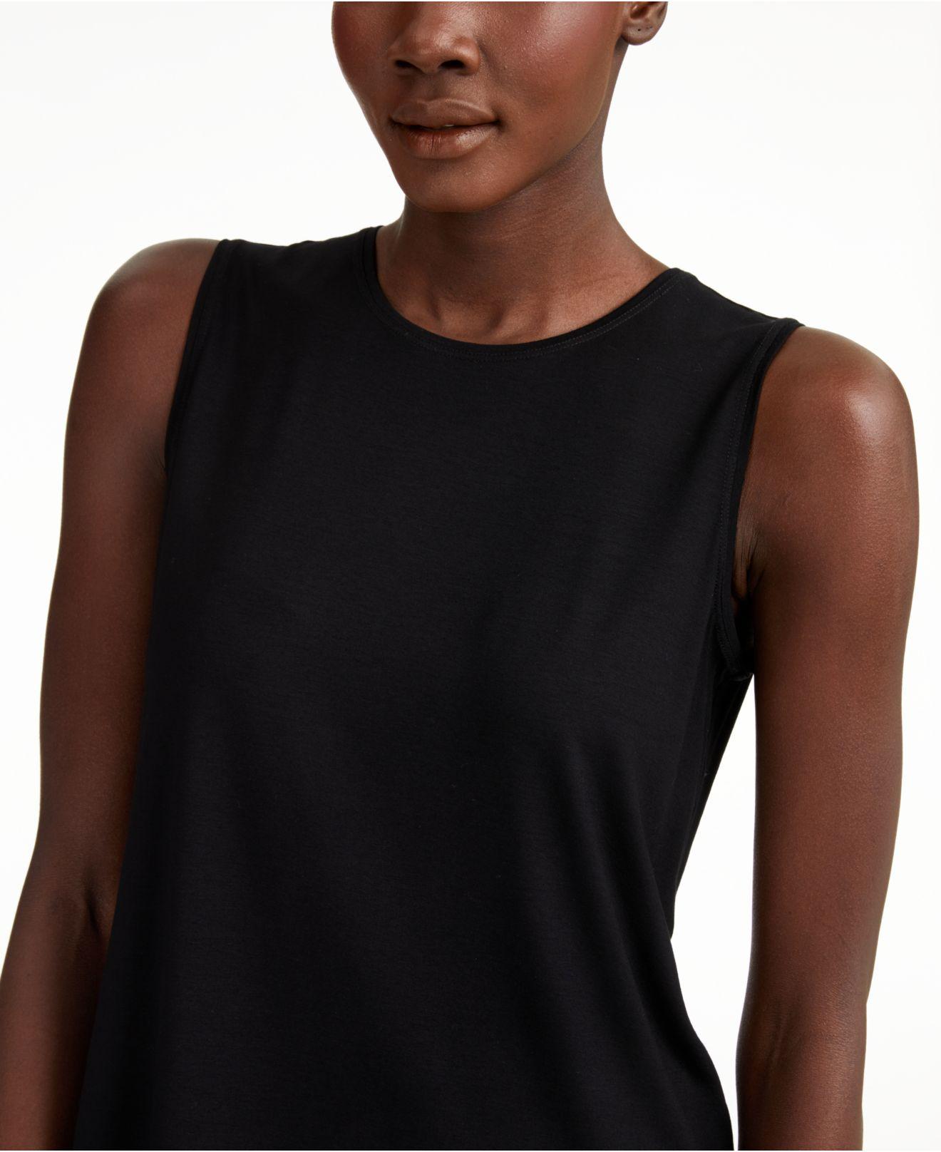 eileen fisher black tank top