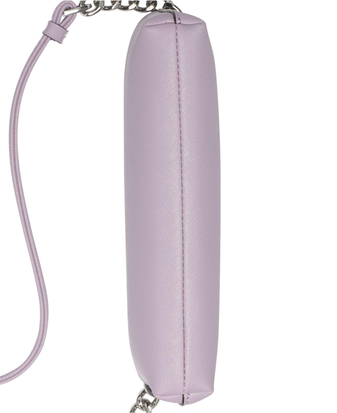 hayden saffiano leather chain crossbody