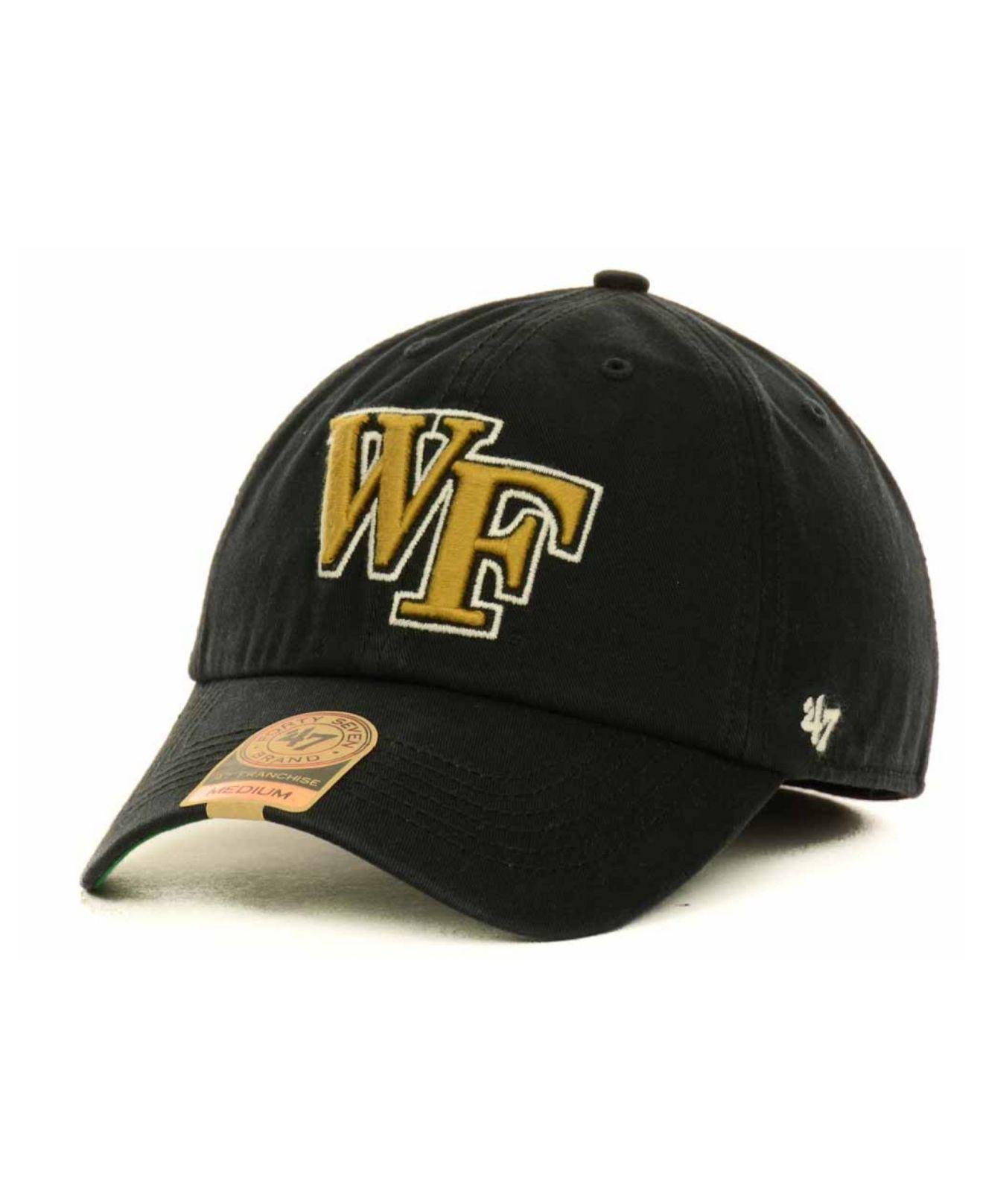 47 Brand Wake Forest Demon Deacons Ncaa '47 Franchise Cap in Black for Men  | Lyst