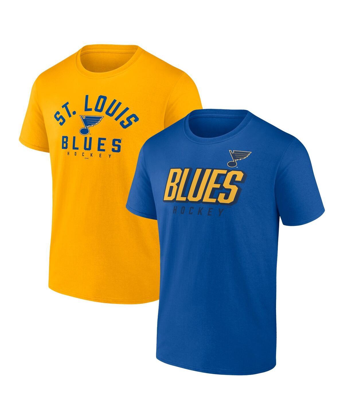 St. Louis Blues Fanatics Branded Special Edition 2.0 Breakaway Blank Jersey  - Yellow