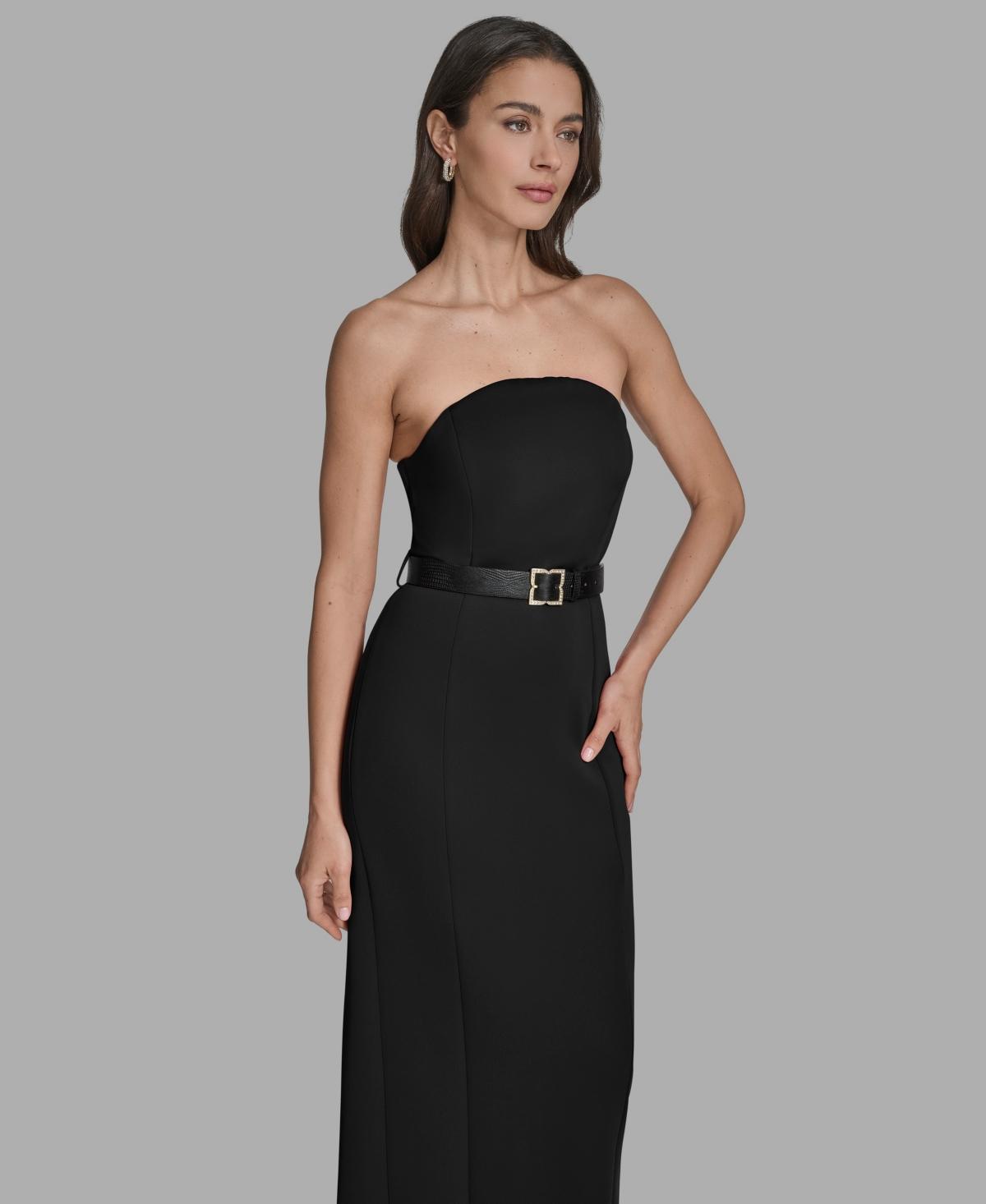 green emerald velvet dress Solid Structured Gown – BCBGMAXAZRIA